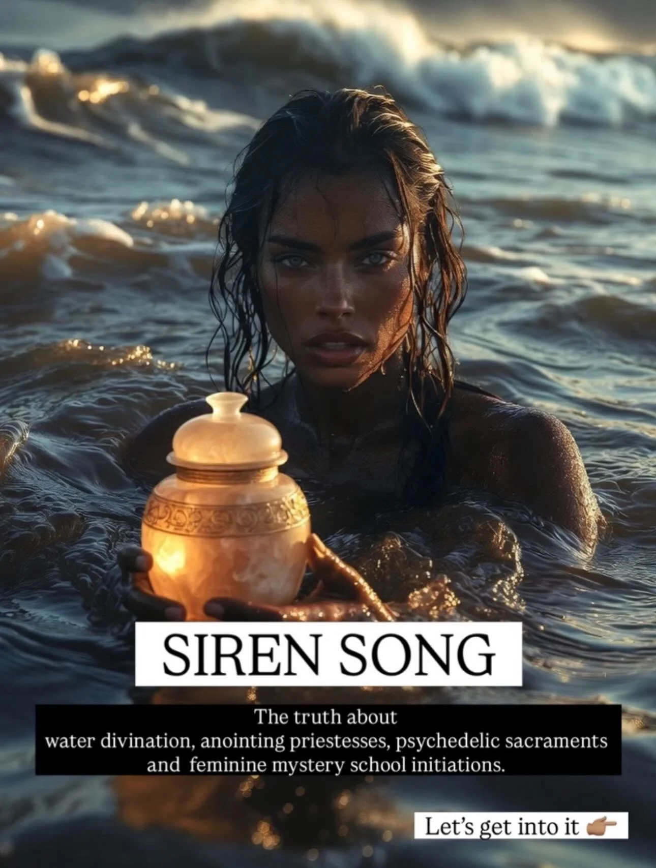 Mary Magdalene and the Myrrh-Maids are a 3,000 year-old ancient sect of anointing priestesses awakening now 🏺💦
Our legends and lore of mermaids and sirens are the symbolic remembrance of powerful women moving on the face of the waters and this time
