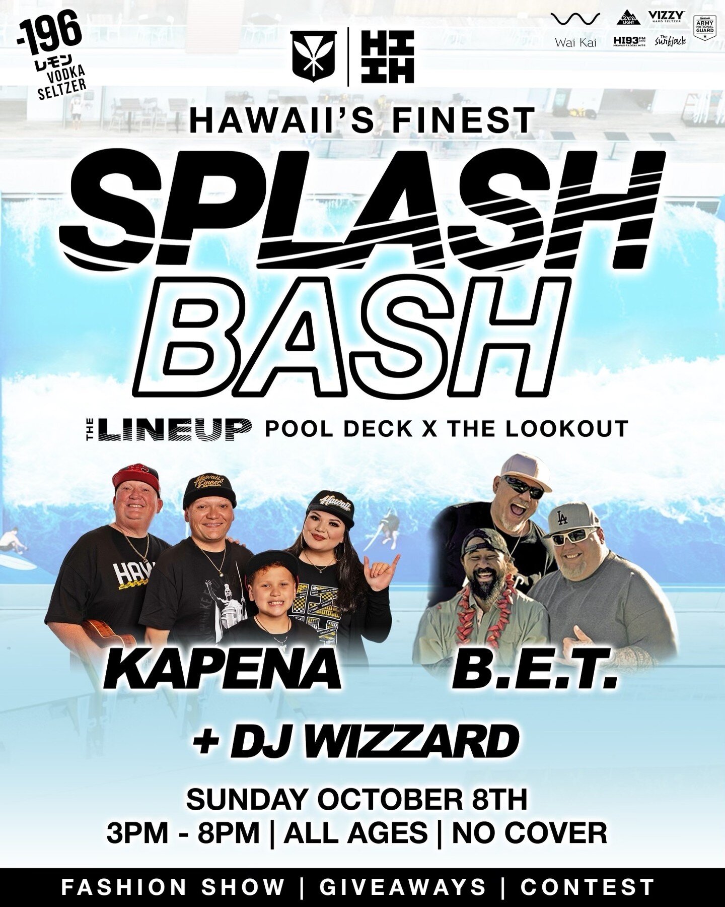 Splash Bash going down at Wai Kai on October 8th. Make sure to save the date, you don't wanna miss...#HIFinest