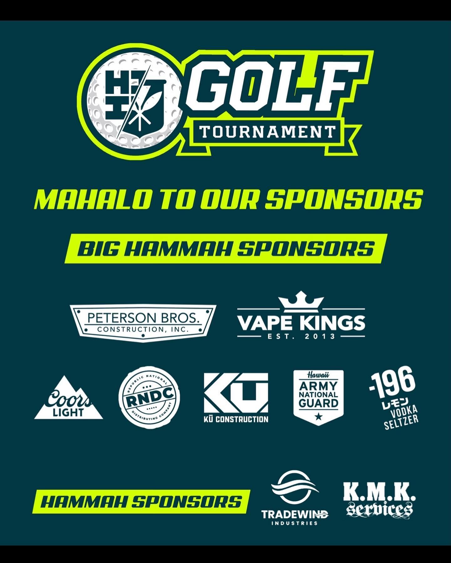 🚨We Are Officially Sold Out🚨
*
Looking forward to seeing everyone tomorrow at the 2nd Annual Hawaii&rsquo;s Finest Golf Tournament at Kapolei Golf Course. Mahalo to all the teams, organizers and sponsors! 
*
Swipe to see more info for Tomorrow. #HI