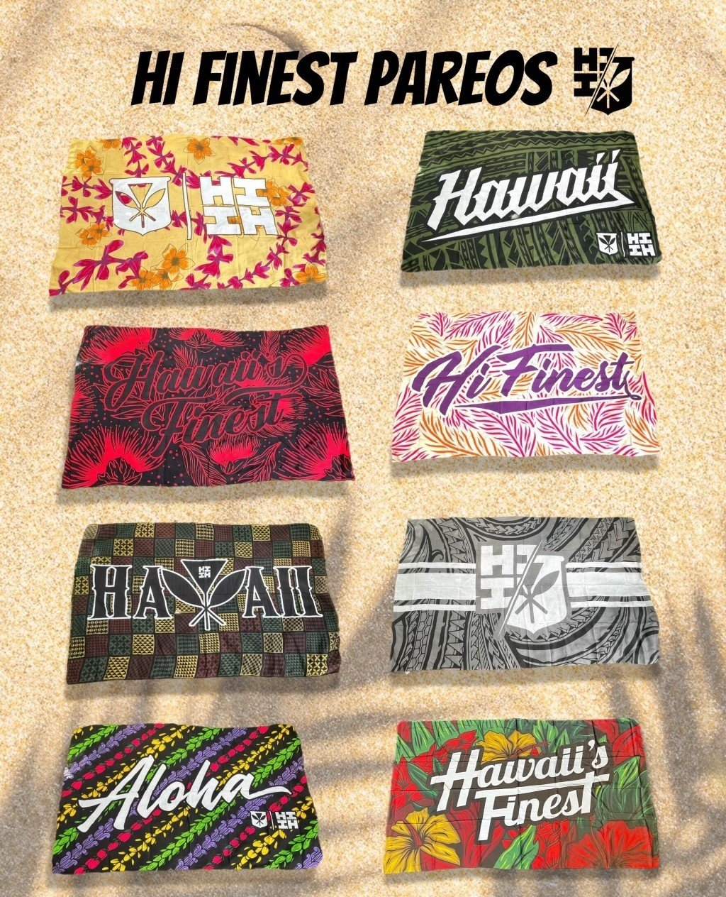 Drop of the Day: P A R E O S ⁠
⁠
Eight New Pareos available In Store x Online at HIFinest.com! ⁠
#HIFinest #SupportLocal #ThePeoplesBrand