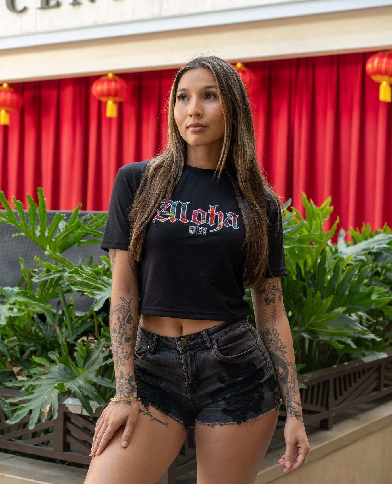 Kill em' with Aloha...#HIFinest⁠
⁠
⁠
New Women's Crop Top dropping this Friday In Store x Online ⁠