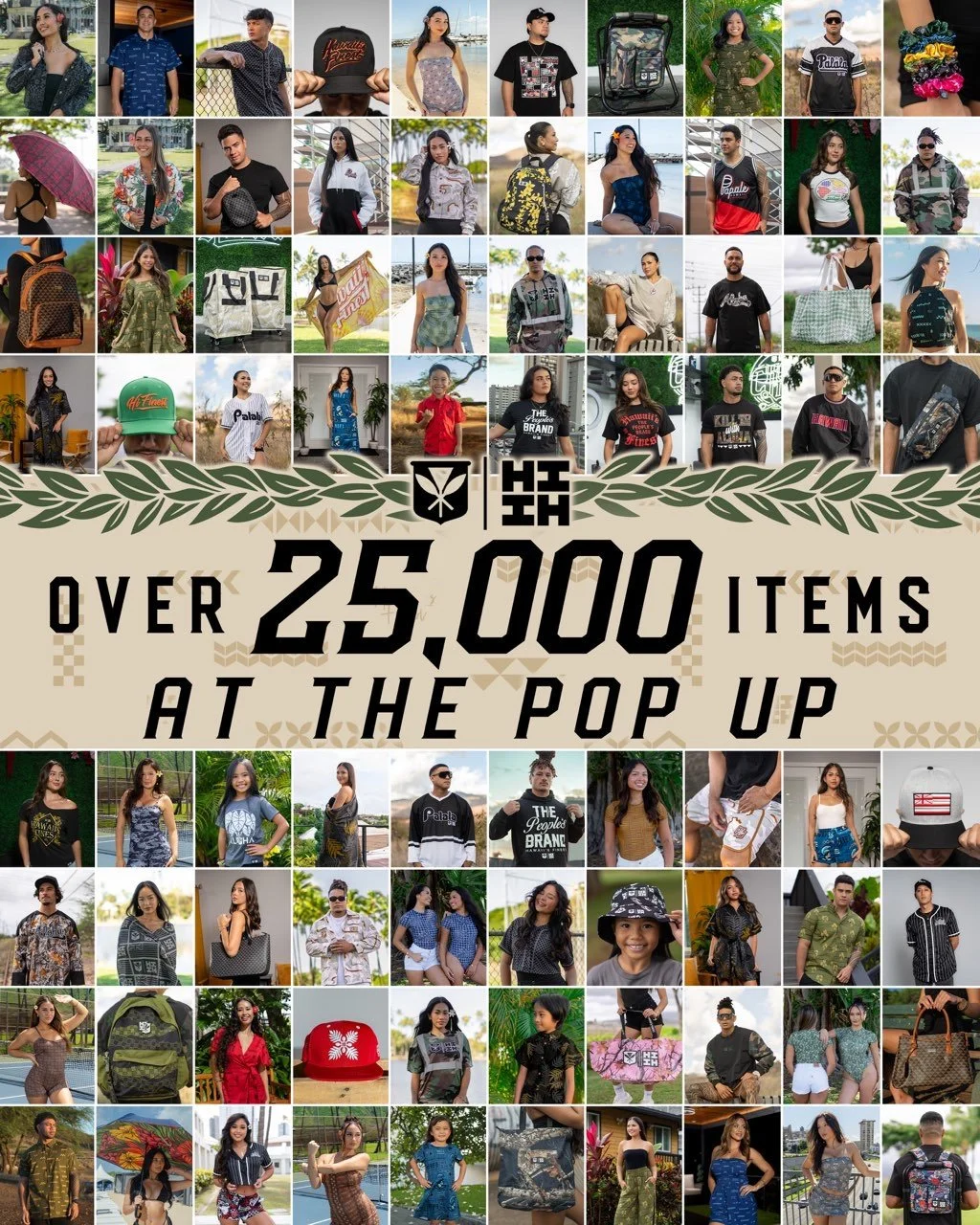🚨Last Day Of Our Merrie Monarch Pop Up - Open Now with Fill a Bag x 50% Off Sale Until 6pm at Waiakea Center🚨⁠
⁠
#HIFinest