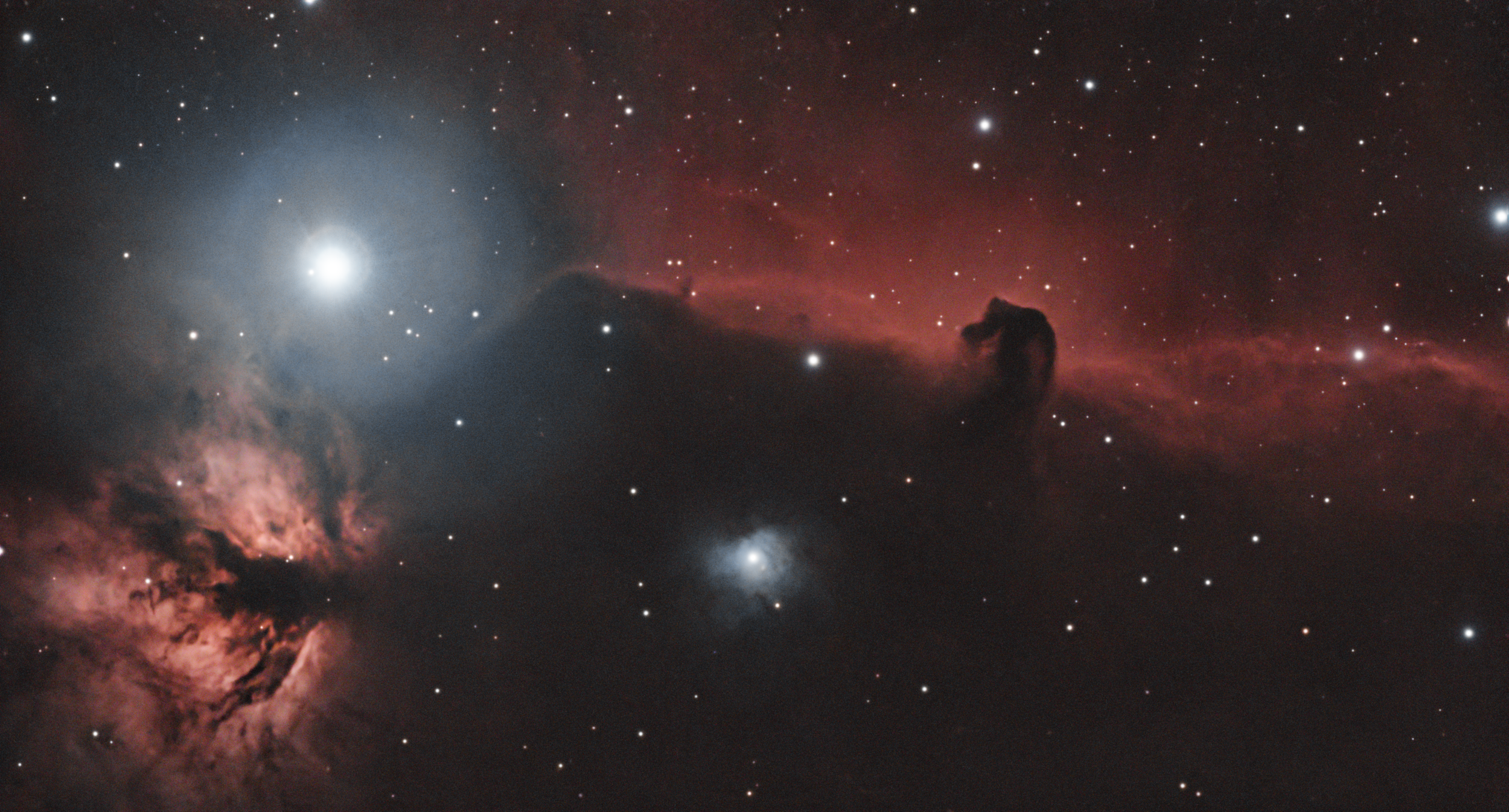 IC434 - The Horsehead Nebula & NGC 2024 -The Flame Nebula