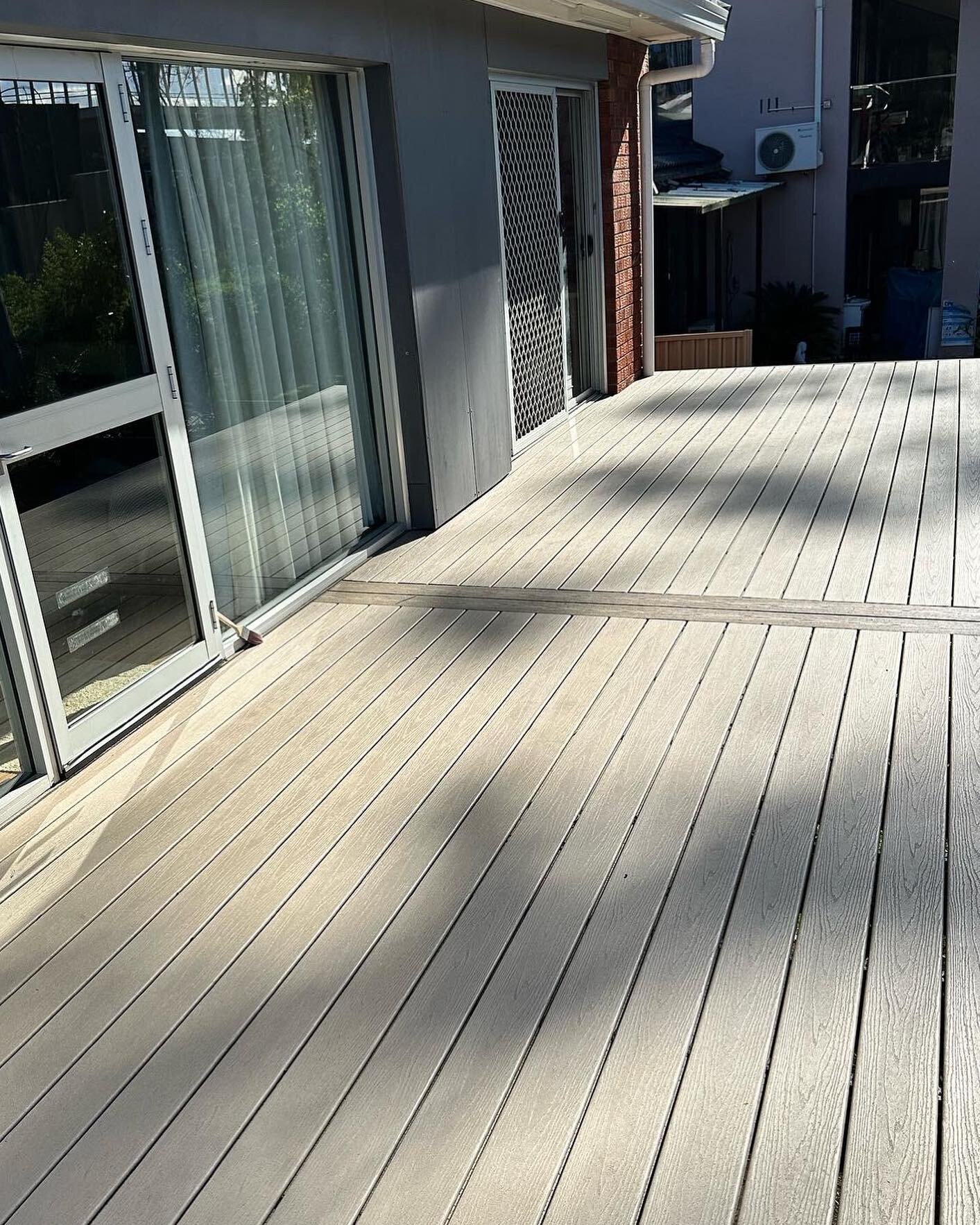 Trex Composite deck installed after the old treated pine was deemed unsafe. 

✅ Superior Durability&hellip; In order for a deck to be worth the cost, it needs to be durable. 

✅ Minimal Maintenance, because composite decking won't break down and rot 
