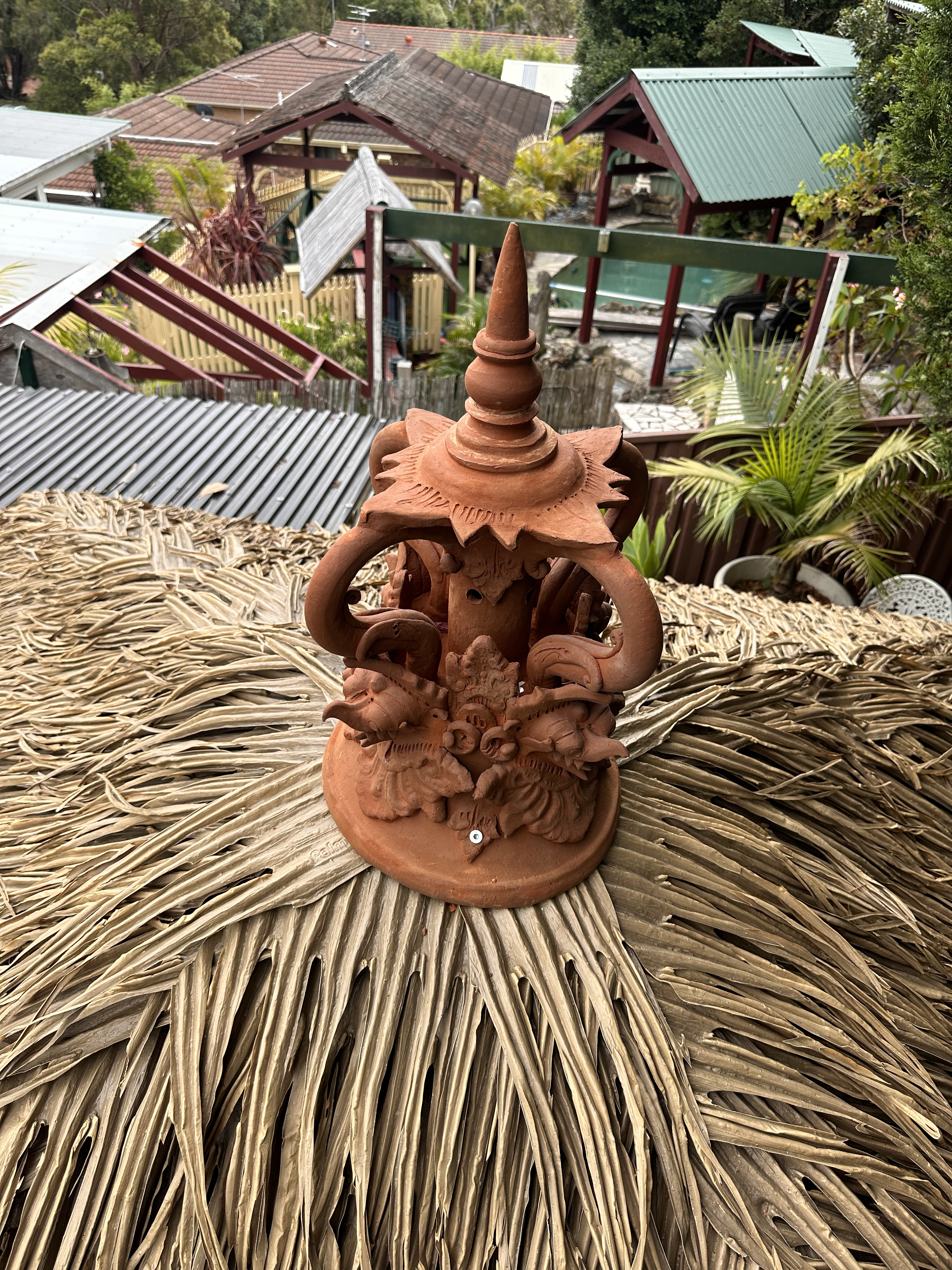 300 Traditional Handmade Terracotta Balinese Crown.png