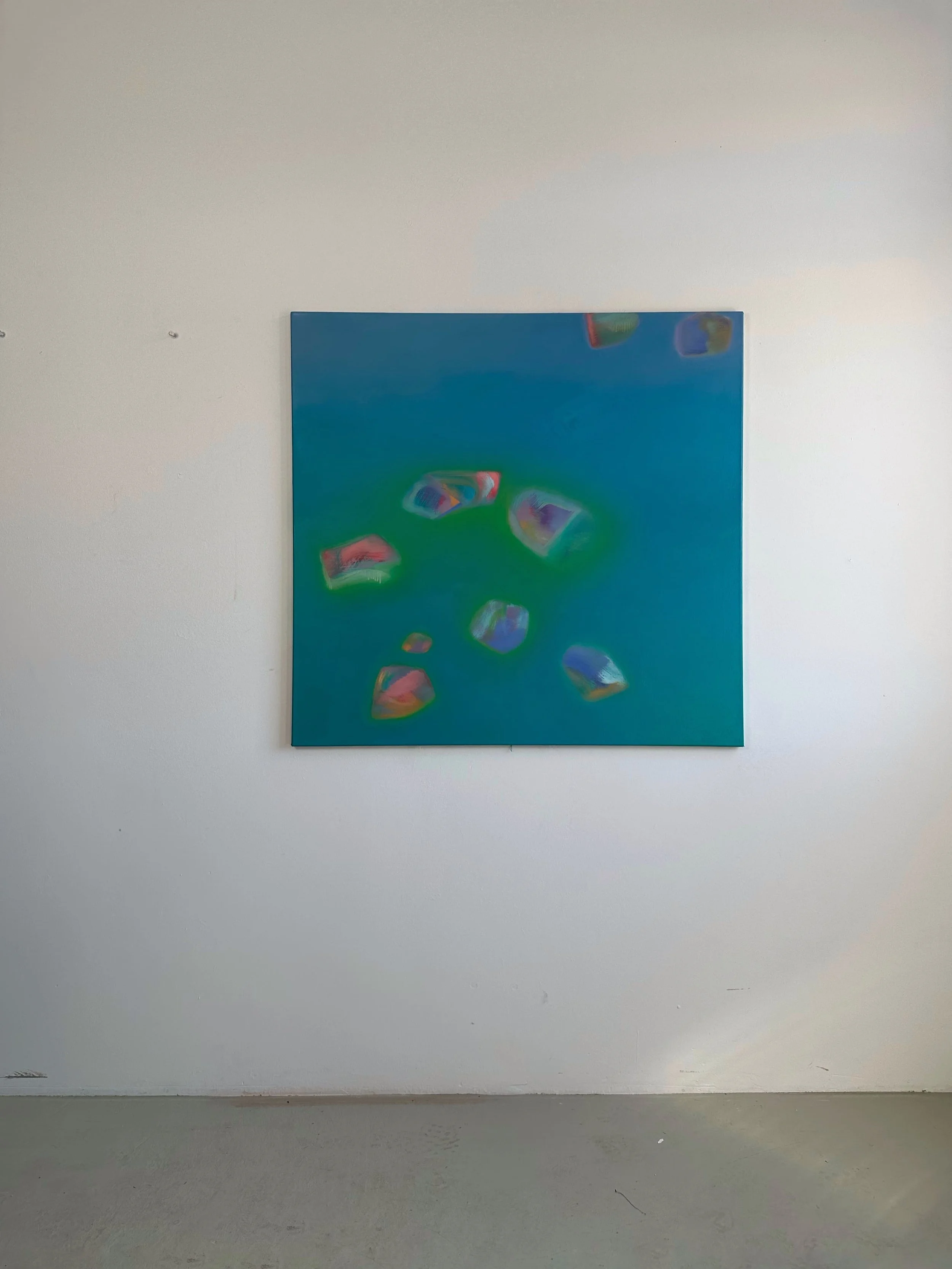 2025#6b_Blue with pieces_Öl auf Leinwand_100x100_Antje Bockeloh.jpeg