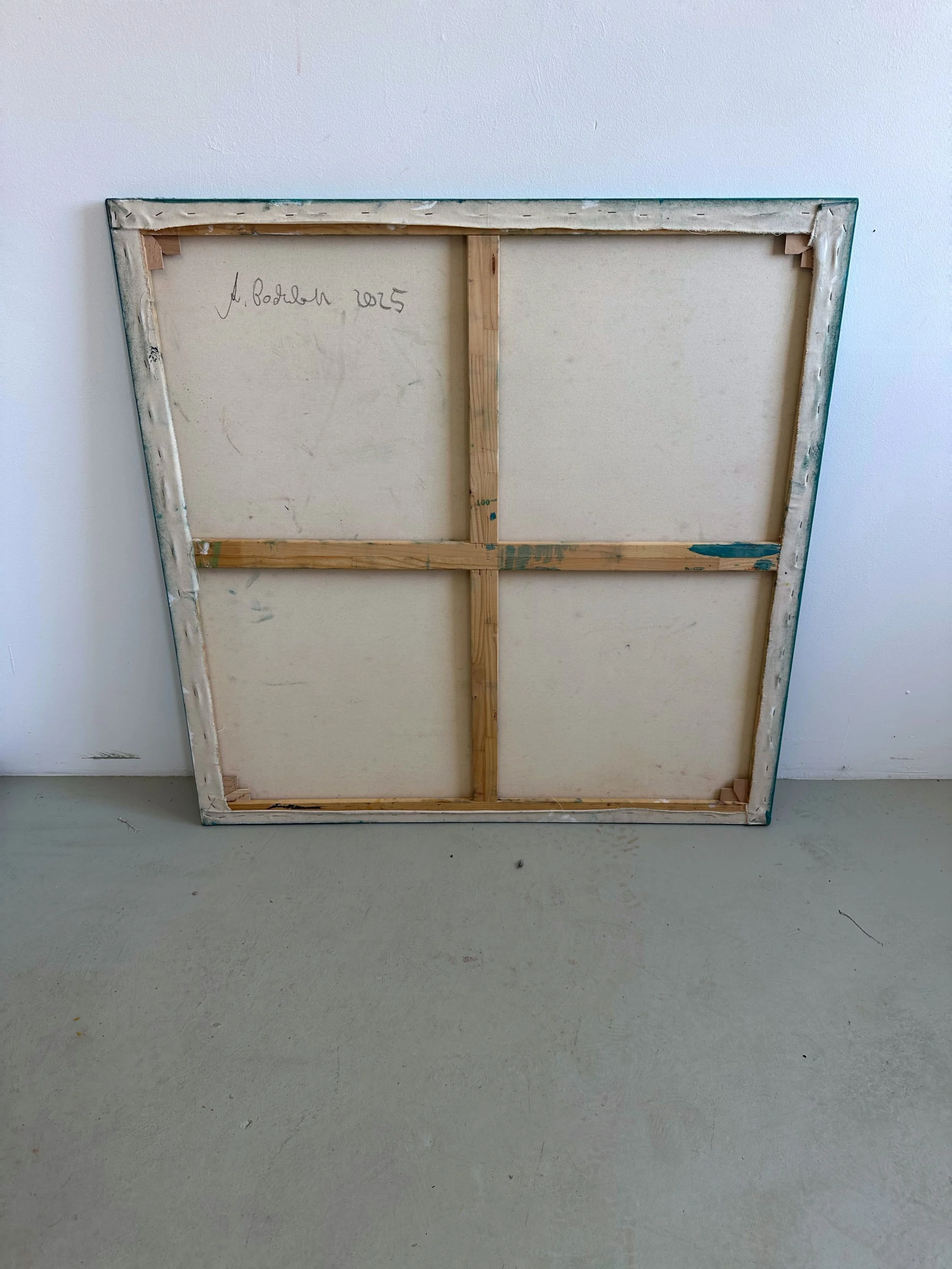 2025#3l_Blue with pieces_Öl auf Leinwand_100x100cm_Antje Bockeloh.jpeg