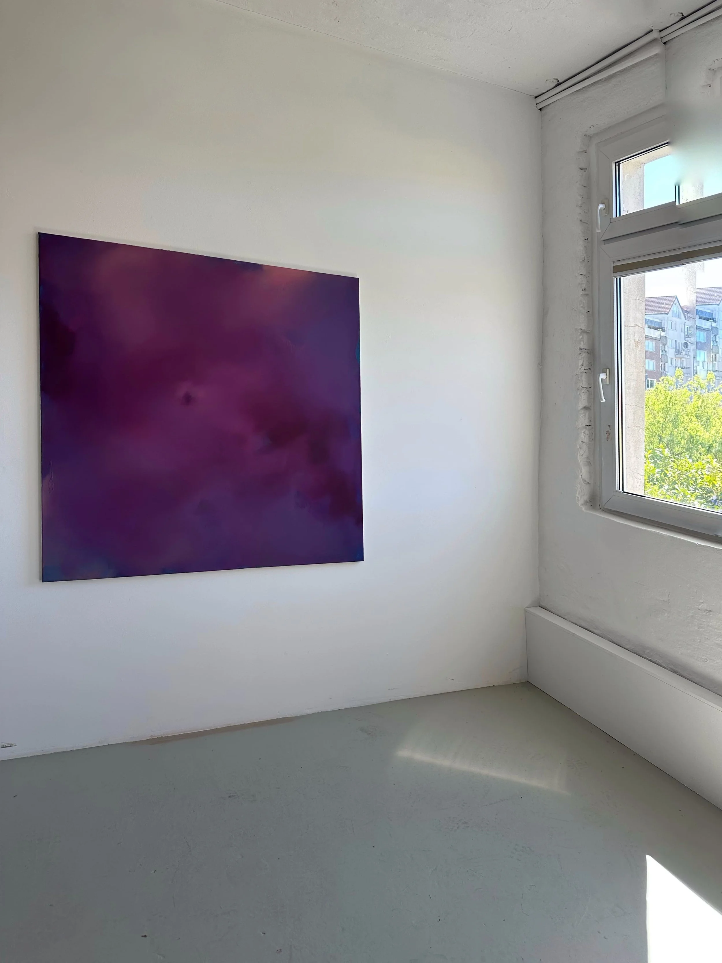 Farbbad_Rosamagenta_Öl auf Leinwand_120x120cm_2020_B_AntjeBockeloh.jpeg