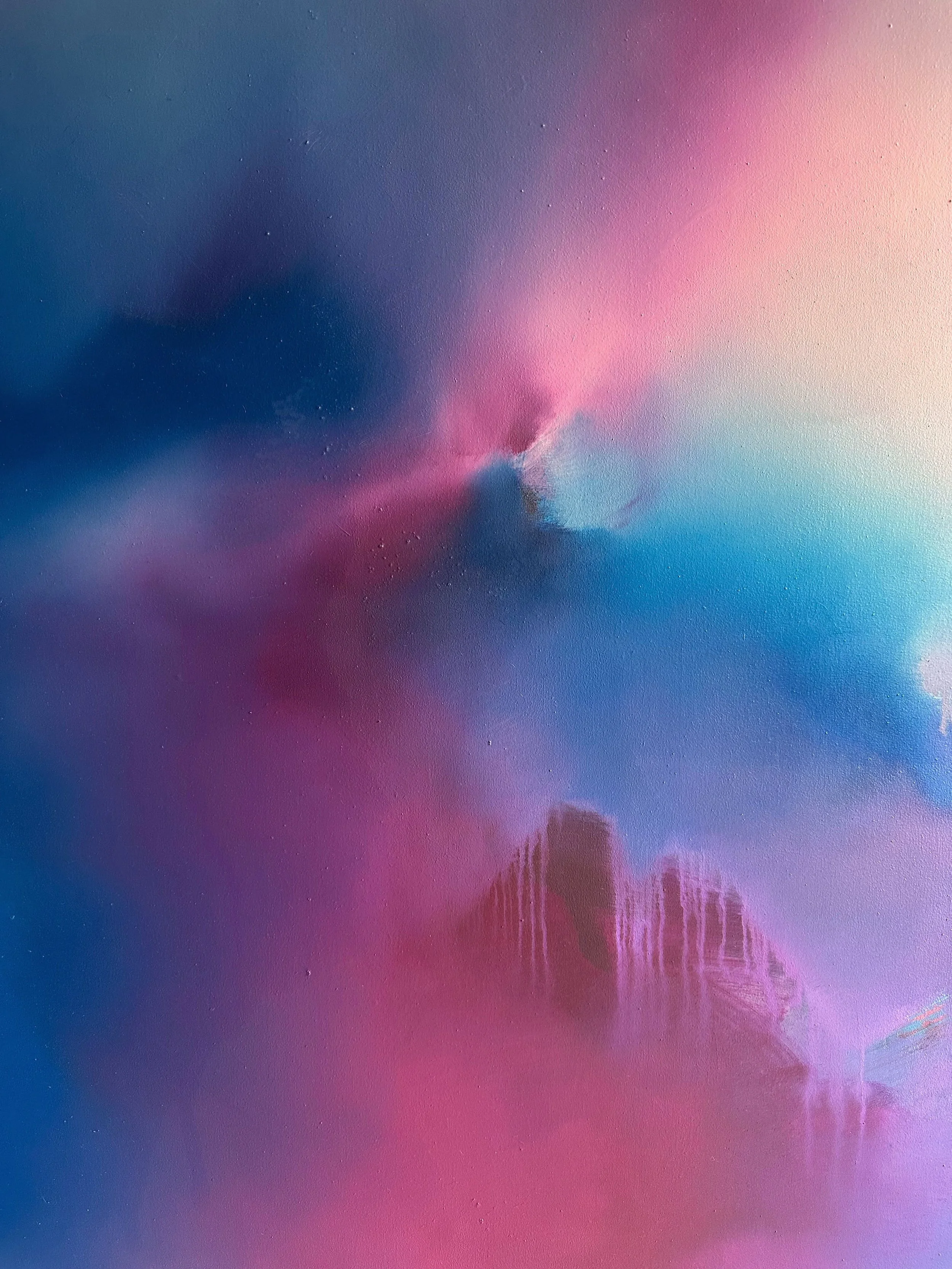 Farbbad_Blaupinkrosaviolett_Öl auf Leinwand_120x120cm_2020_C_AntjeBockeloh.jpeg