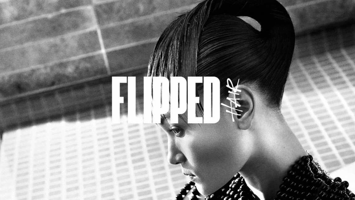 Flipped Hair