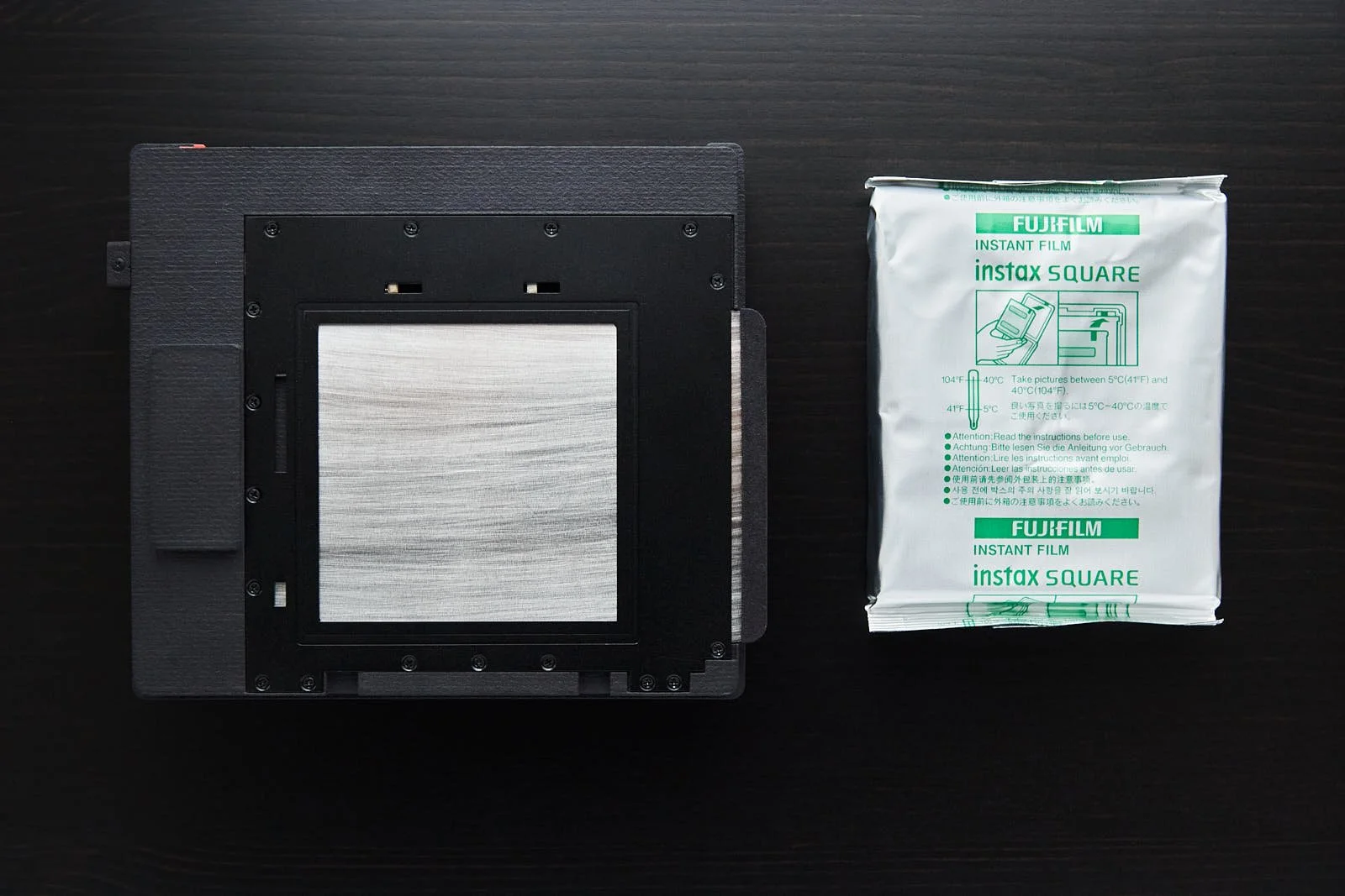 Vinstax the Instax Square Back for Hasselblad V Series — Instax