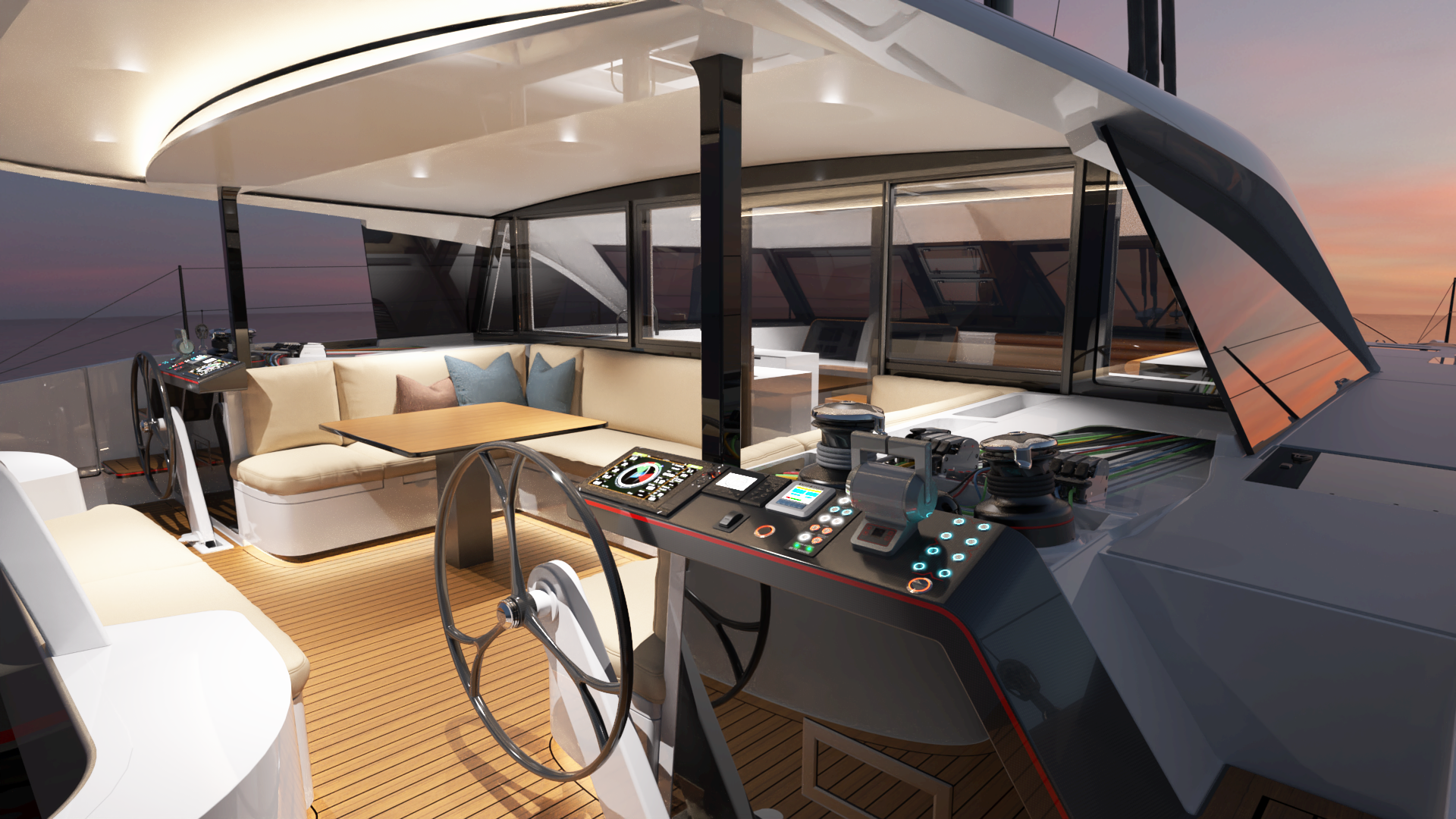 hh 44 catamaran layout