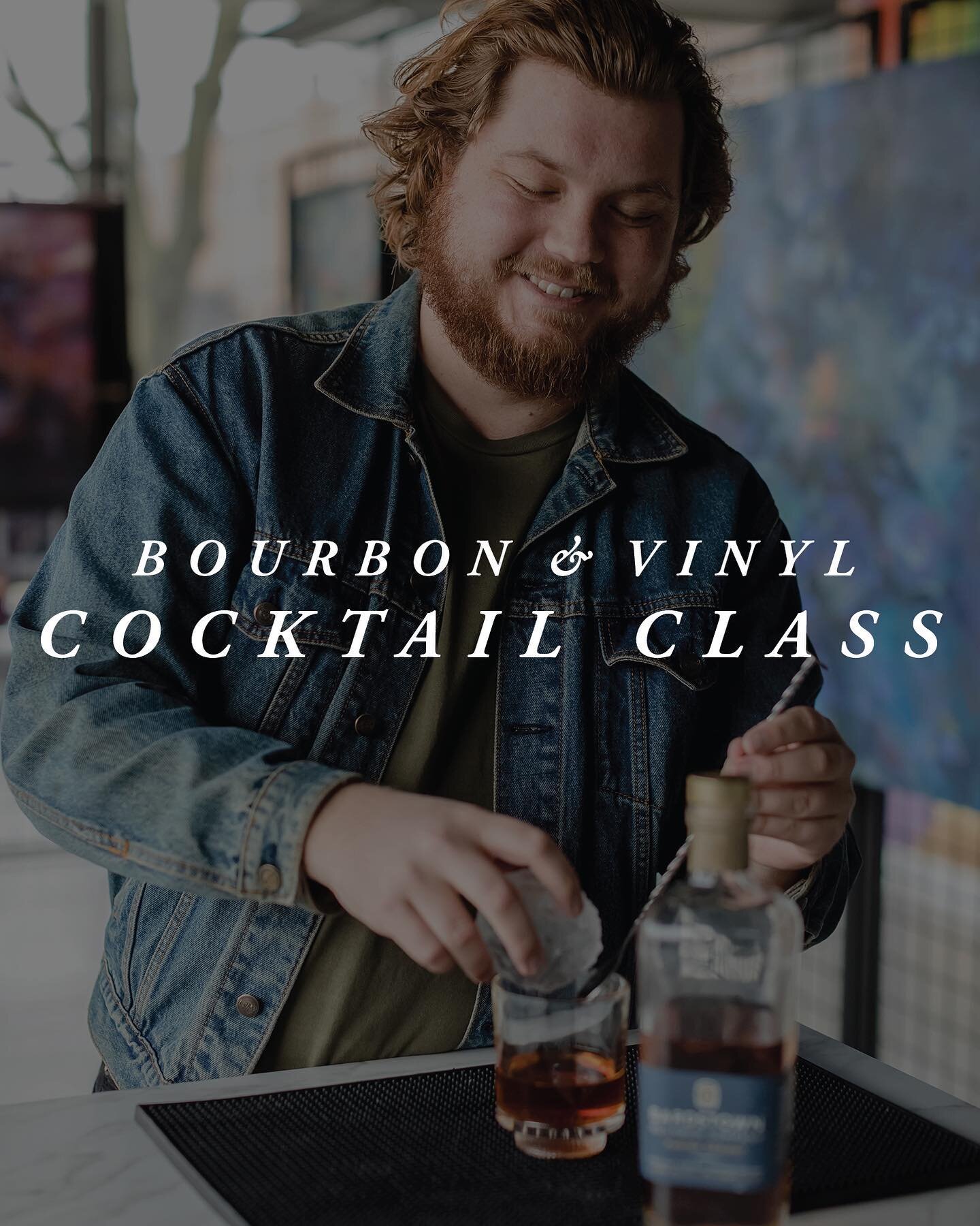 Back by popular demand, just in time for the PERFECT Father's Day gift! Grab a bottle of bourbon and a friend and join #cocktailking Conrad @theemptycorner on Friday June 23rd for a night of tunes and cocktails! This interactive class will provide yo