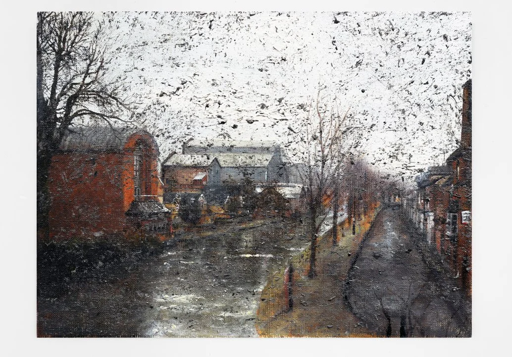 Interference I, Oil on canvas, 40 x 50 cm - SOLD