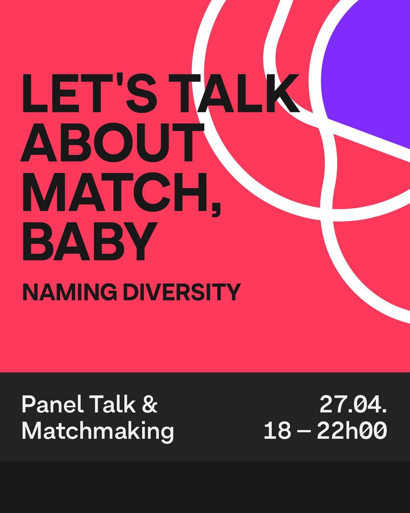 Let's Talk About Match Baby! 🤍

Together with the PUSH Startup Center of the BBW University of Applied Sciences Berlin we are hosting the 'Networking Event Match It Like Eames' at PLATTE. There will be nice conversations and delicious drinks as well