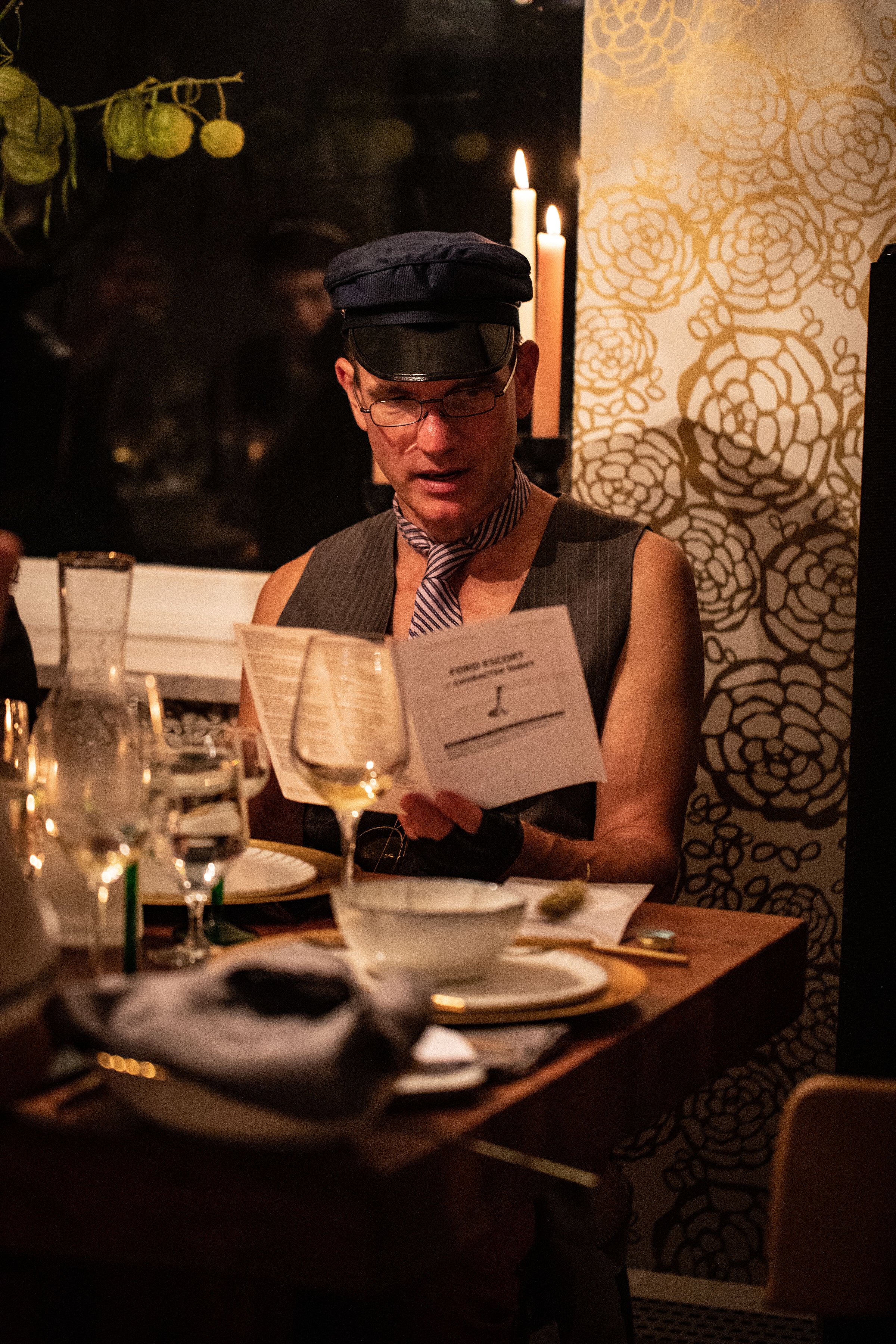 hosting a vintage murder mystery dinner party - The Roost View