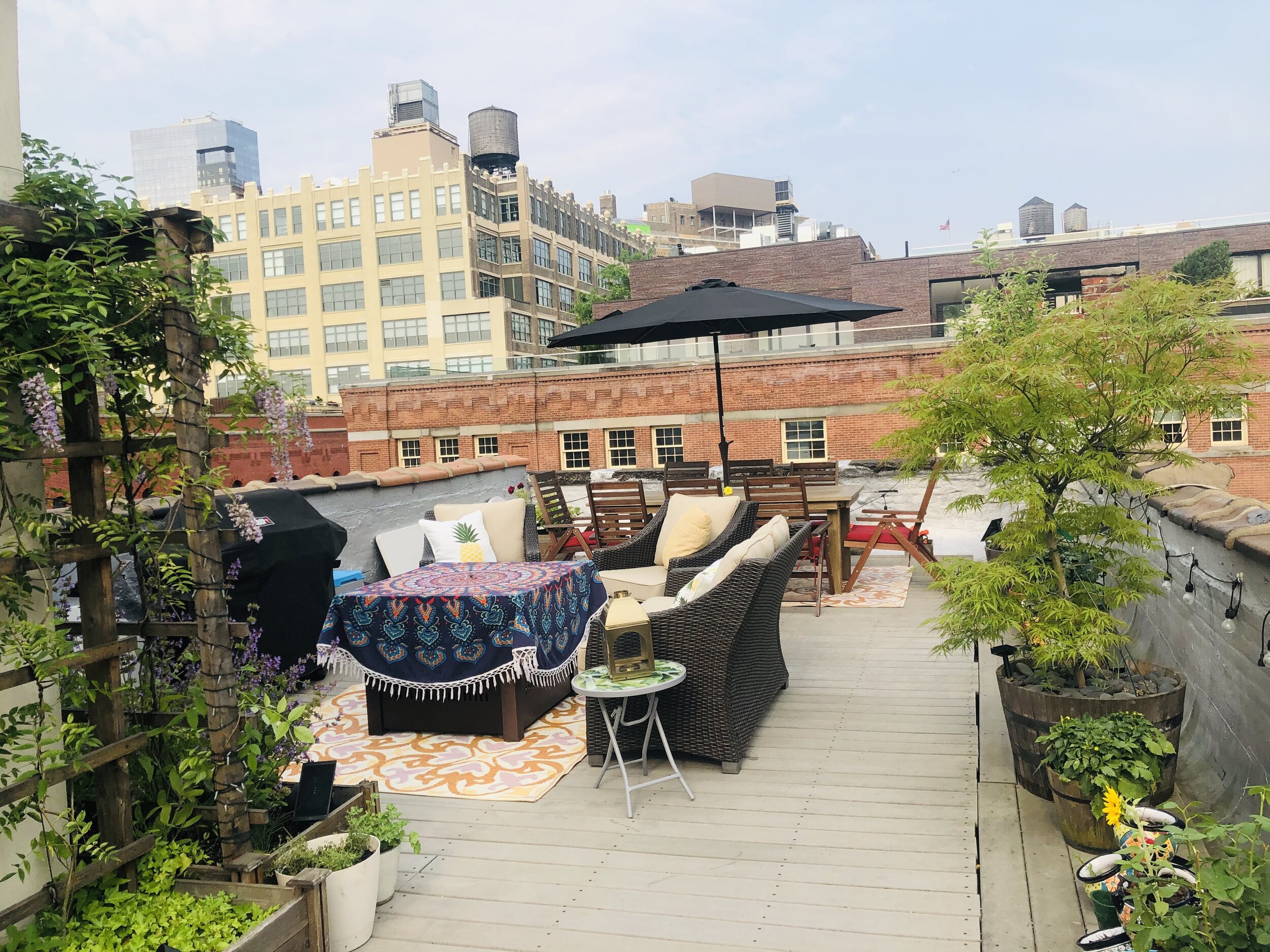 How I Created My NYC Rooftop Garden — Flaweless by Christine Cole