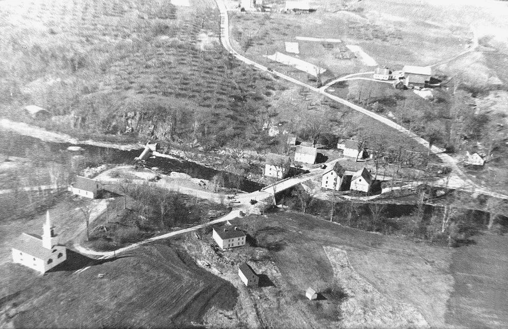 Aerial photograph of Head Tide, c. 1949–1955