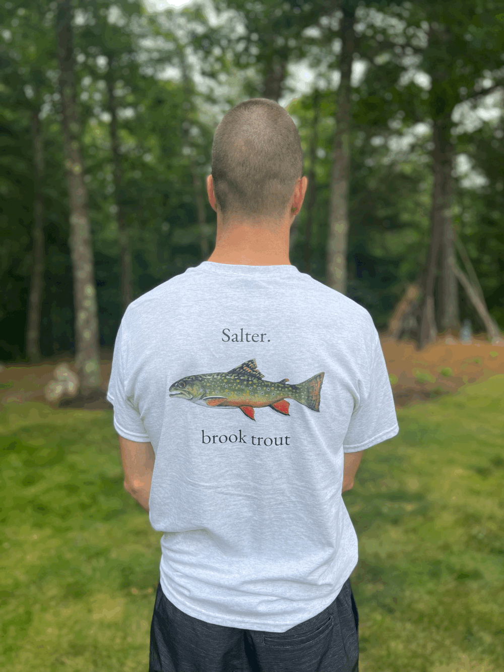 Sea-Run Salter Brook Trout T-Shirts — Waquoit Bay Fish Company