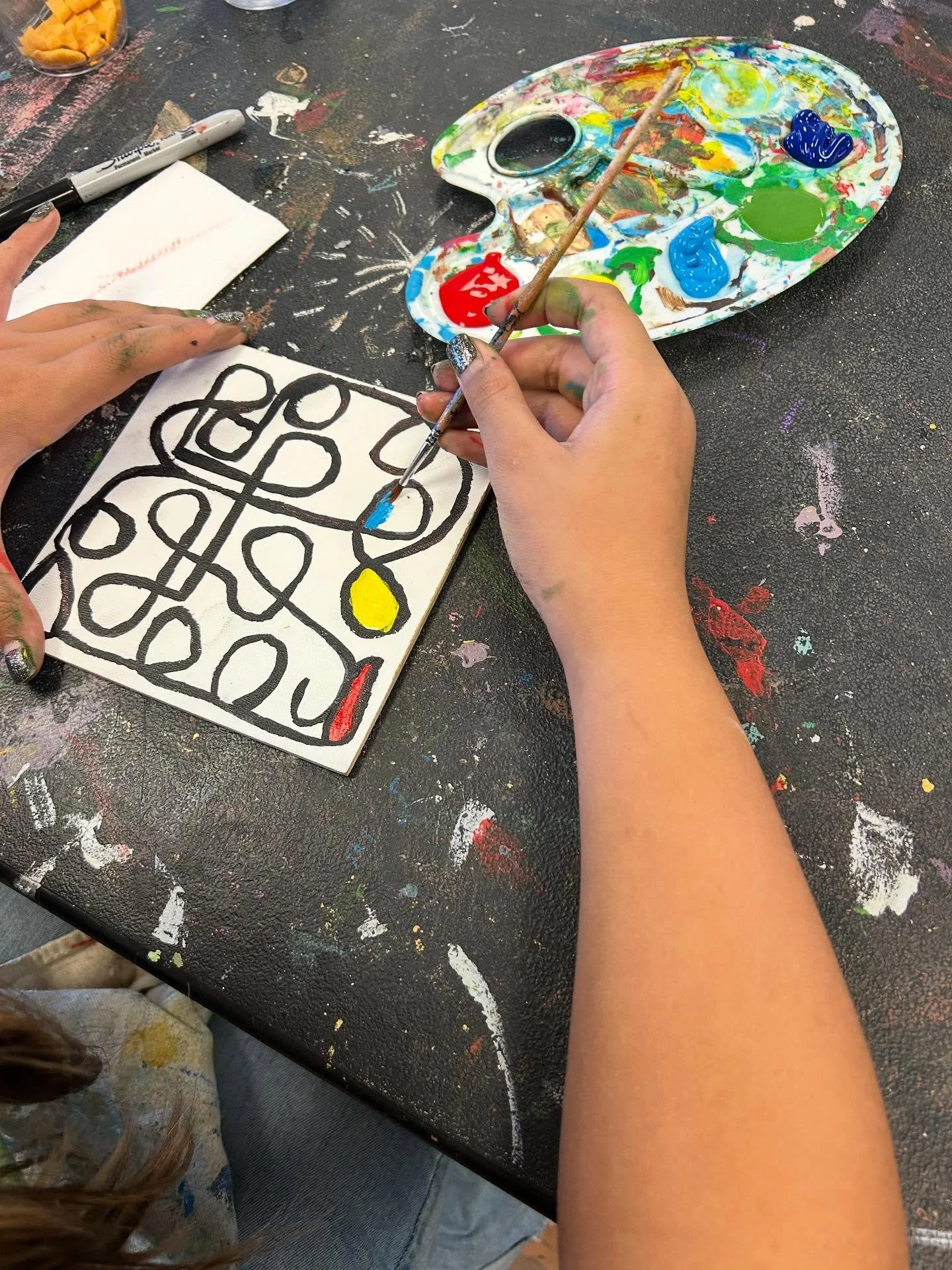 🫟S.P.A. Students have been getting &lsquo;down-n-dirty&rsquo; in our current abstract painting session!

📣We are offering a Nov. 17-21 supplemental art camp!

Where: School of Psychogeographic Arts
34 Seascape Village, Aptos
When: Nov. 17-21
Time: 