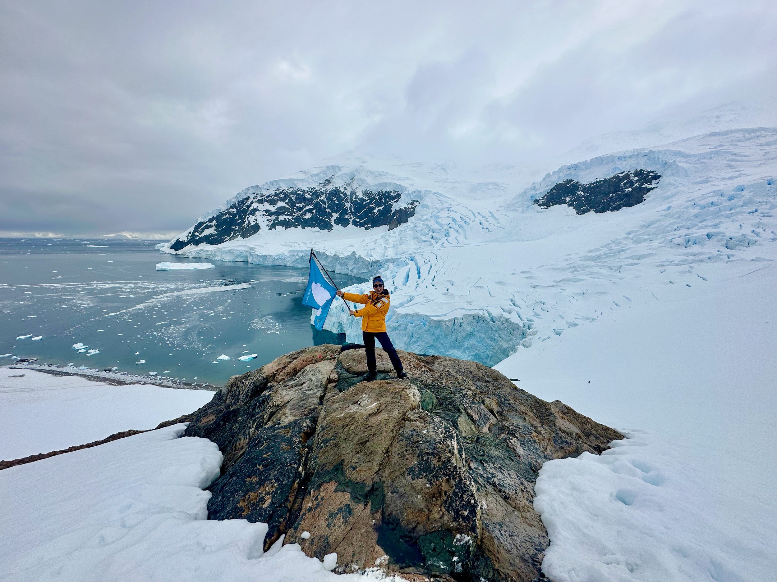Mom, I made it to Antarctica!