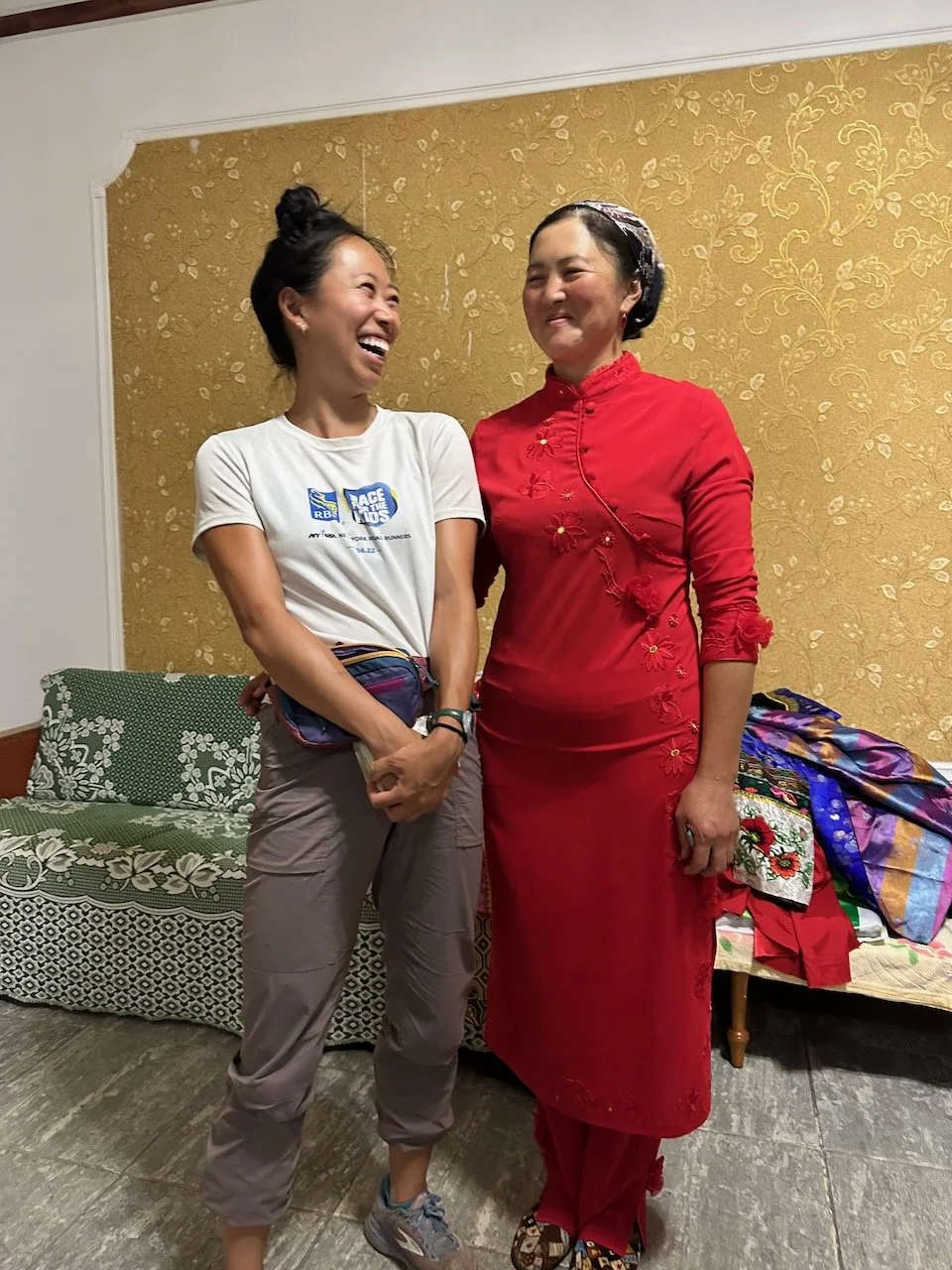  All smiles after a delicious dinner. Tasting foods similar to my parents’ cooking, hearing the familiar tones of Chinese, and eating in a family home made me nostalgic for home - I was so grateful to our host for having us. 