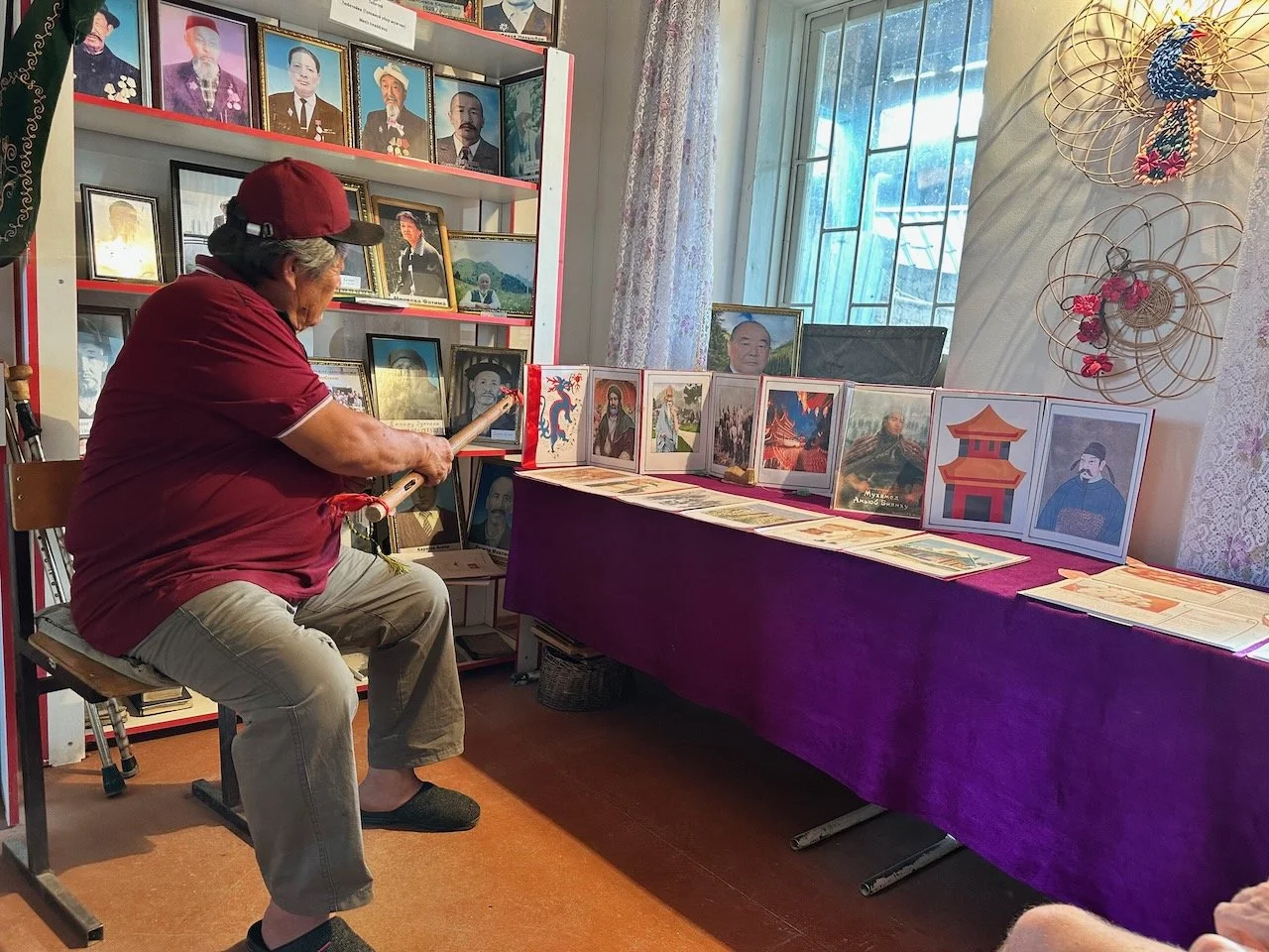  The docent used these photos to walk us through the legend of the Dungan people and how they came to be.  