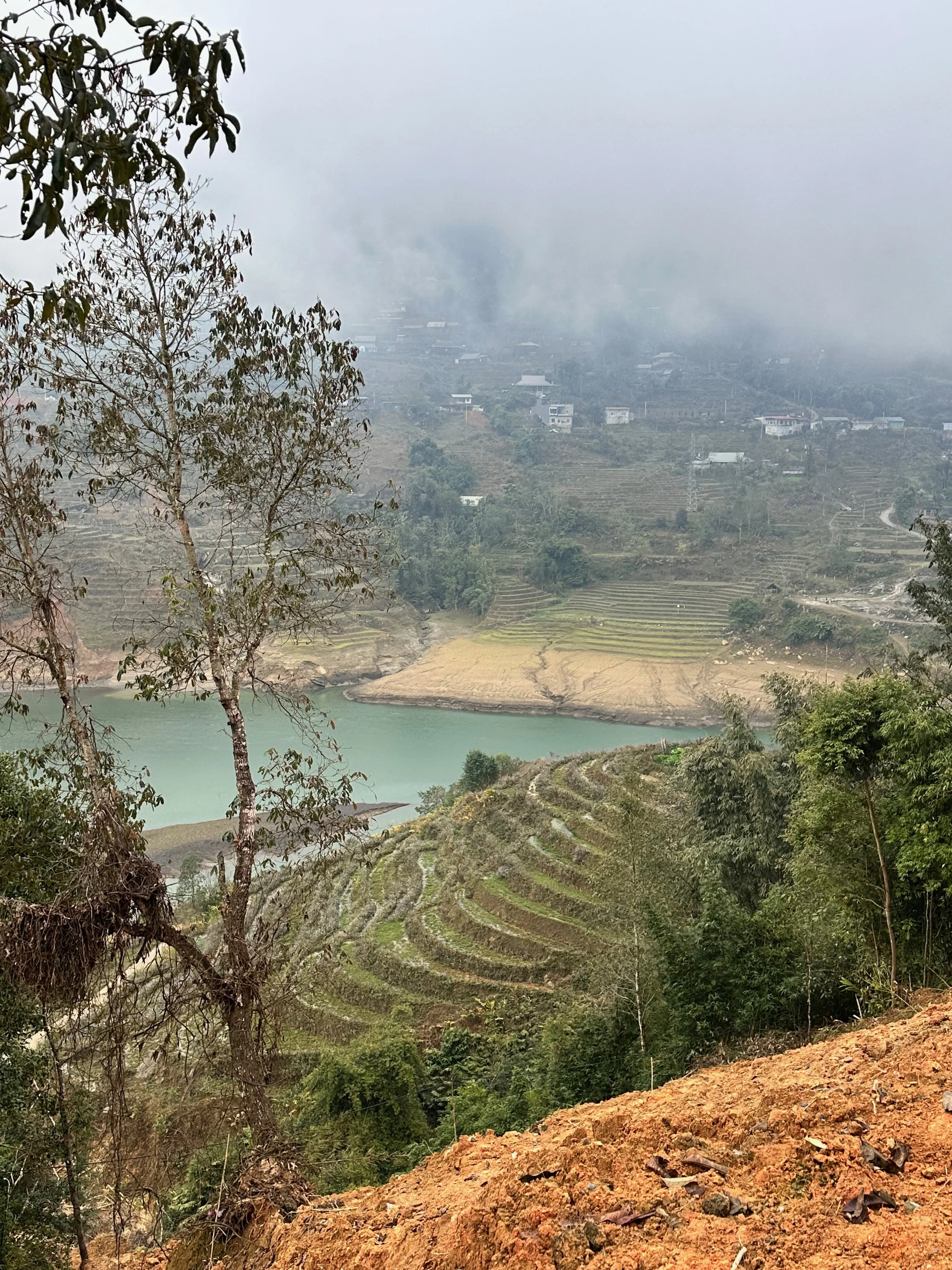 The Muong Hoa river runs through Sapa