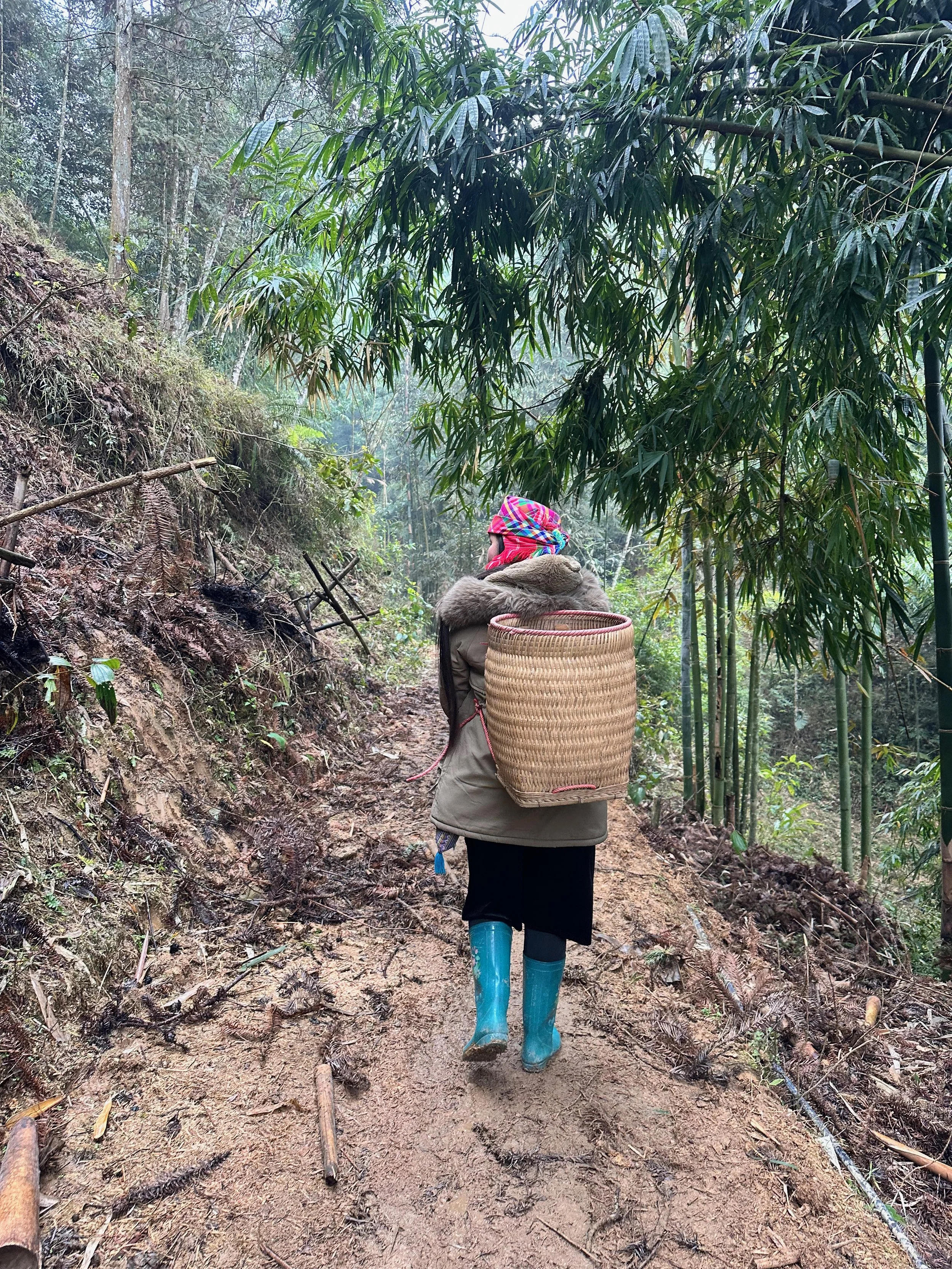 My guide, a local Hmong woman