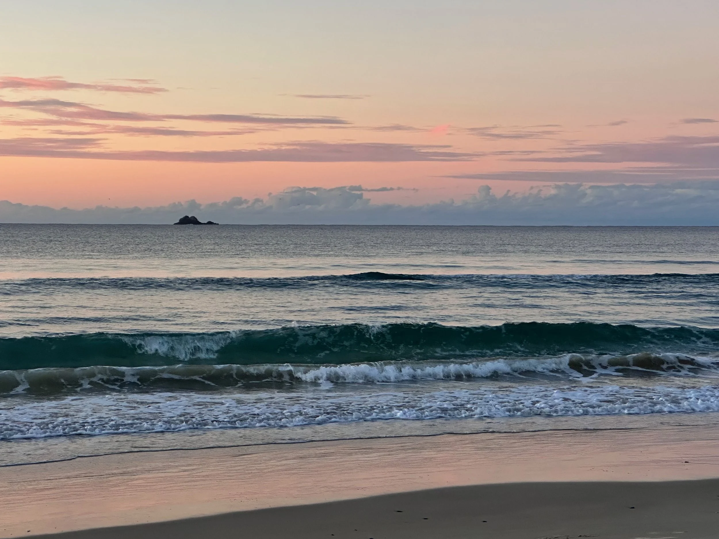  Sunset on the beach — stunning 