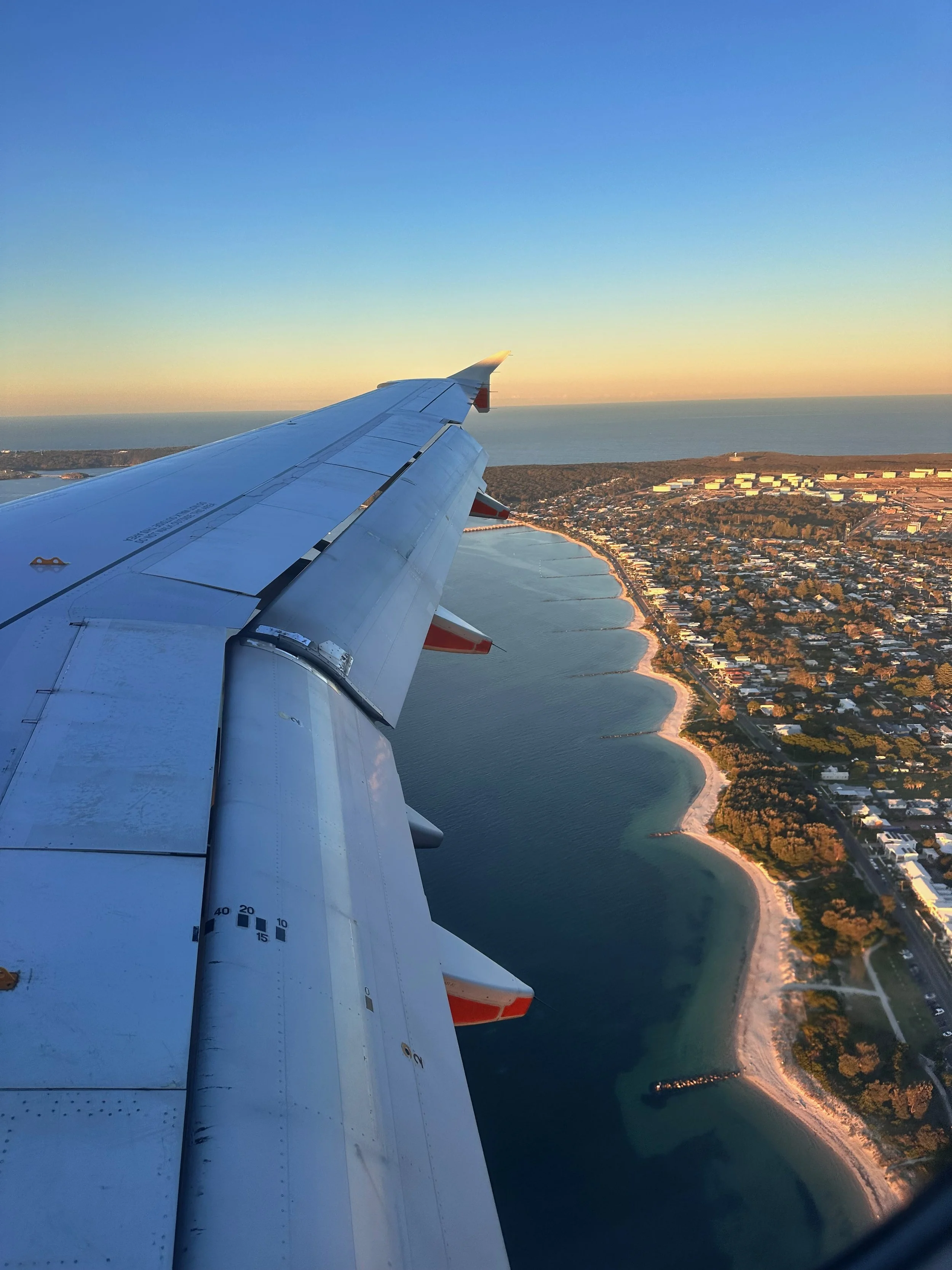  Goodbye, Brisbane. Isn’t Australia’s coastline marvelous? 