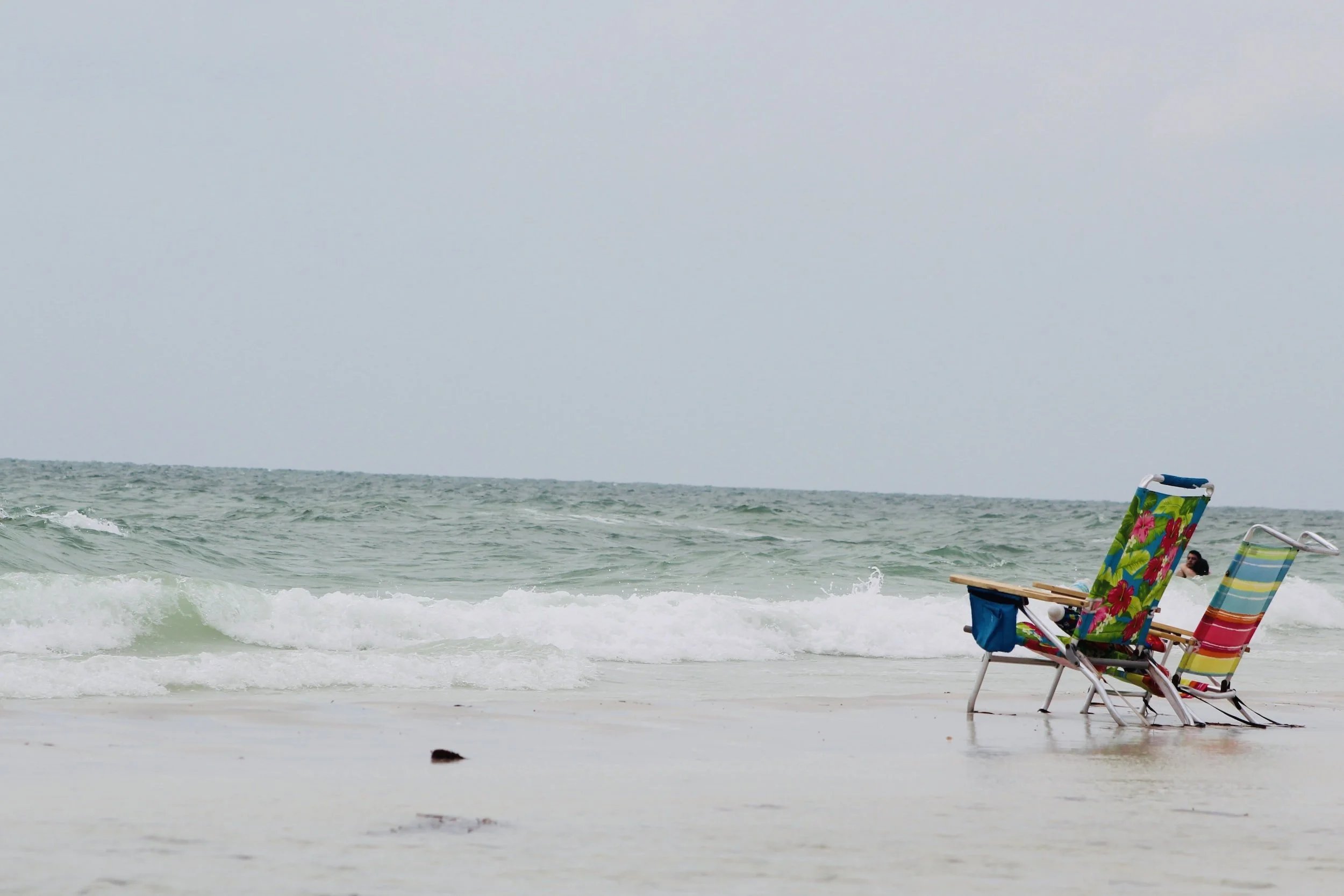 Tommy Bahama beach chairs and umbrellas