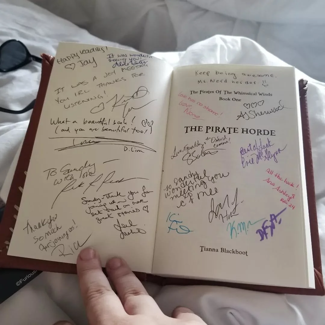 There is no way I could tag everyone who made my week so memorable, but to all the authors, narrators, readers, and new friends I made... thank you. Sincerely. This little souvenir is my most treasured keepsake. Let's do it all again soon. 

#rainbow