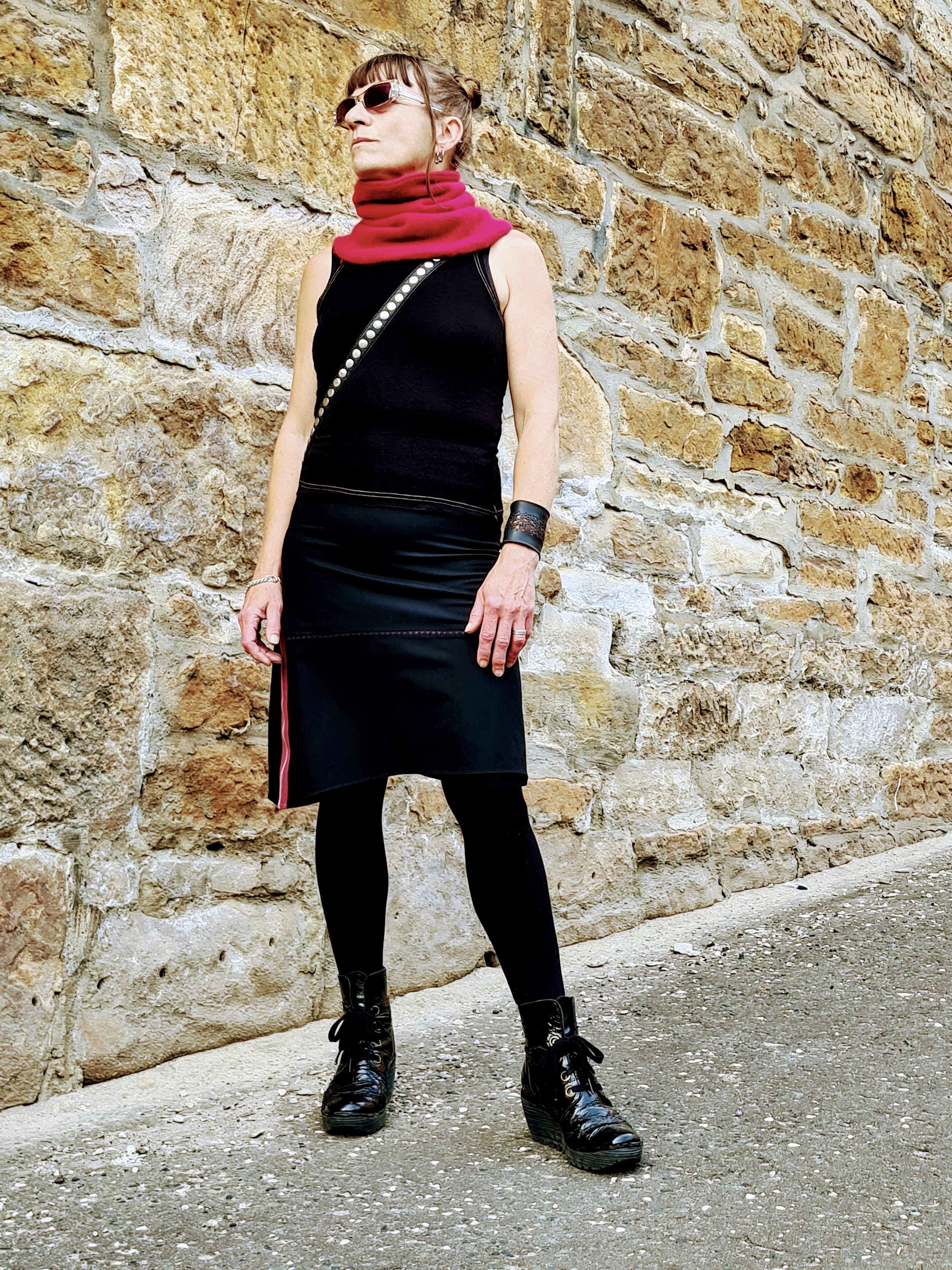 Raspberry Wool Snug - neck cosy