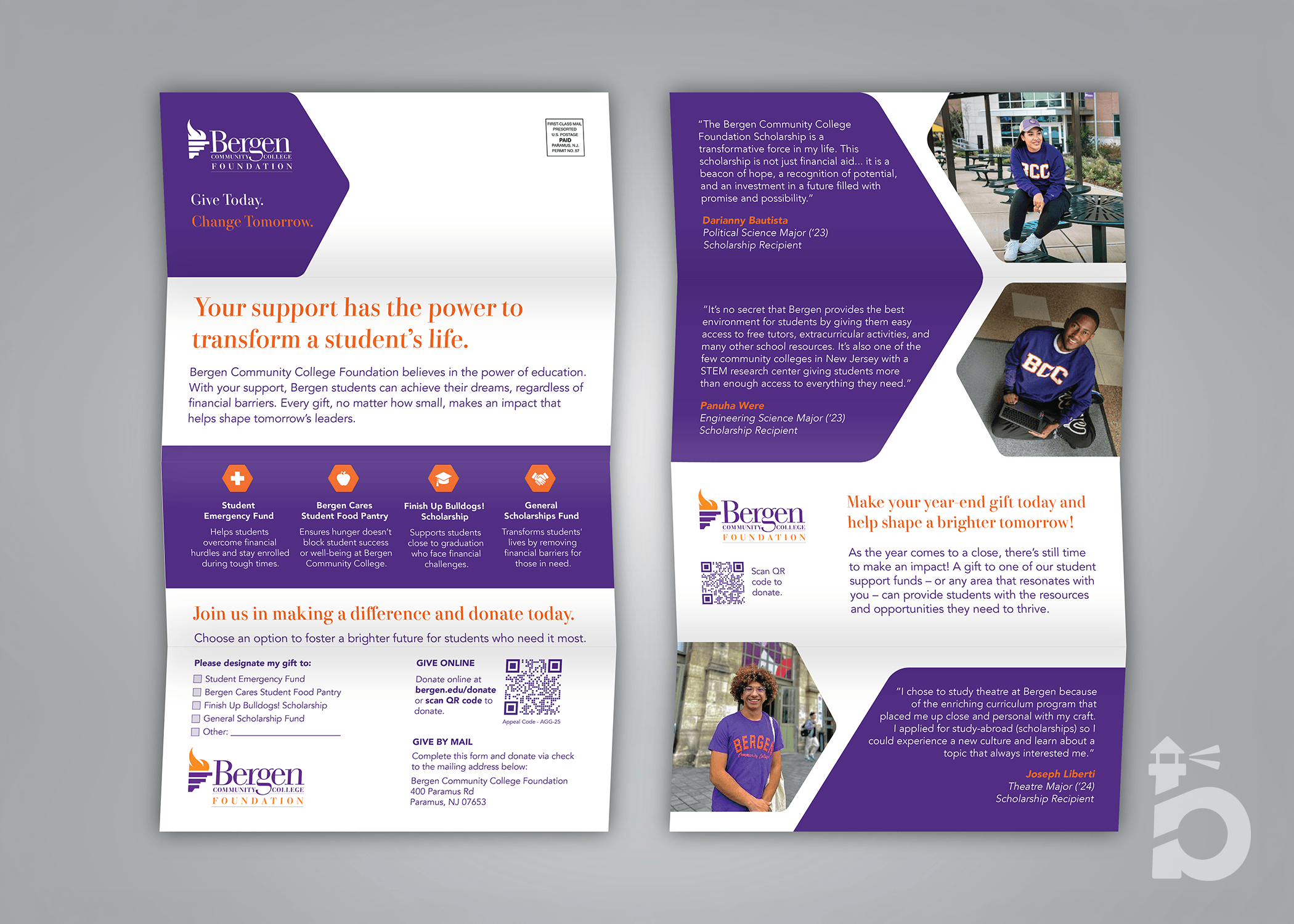 College Four Panel Mailer