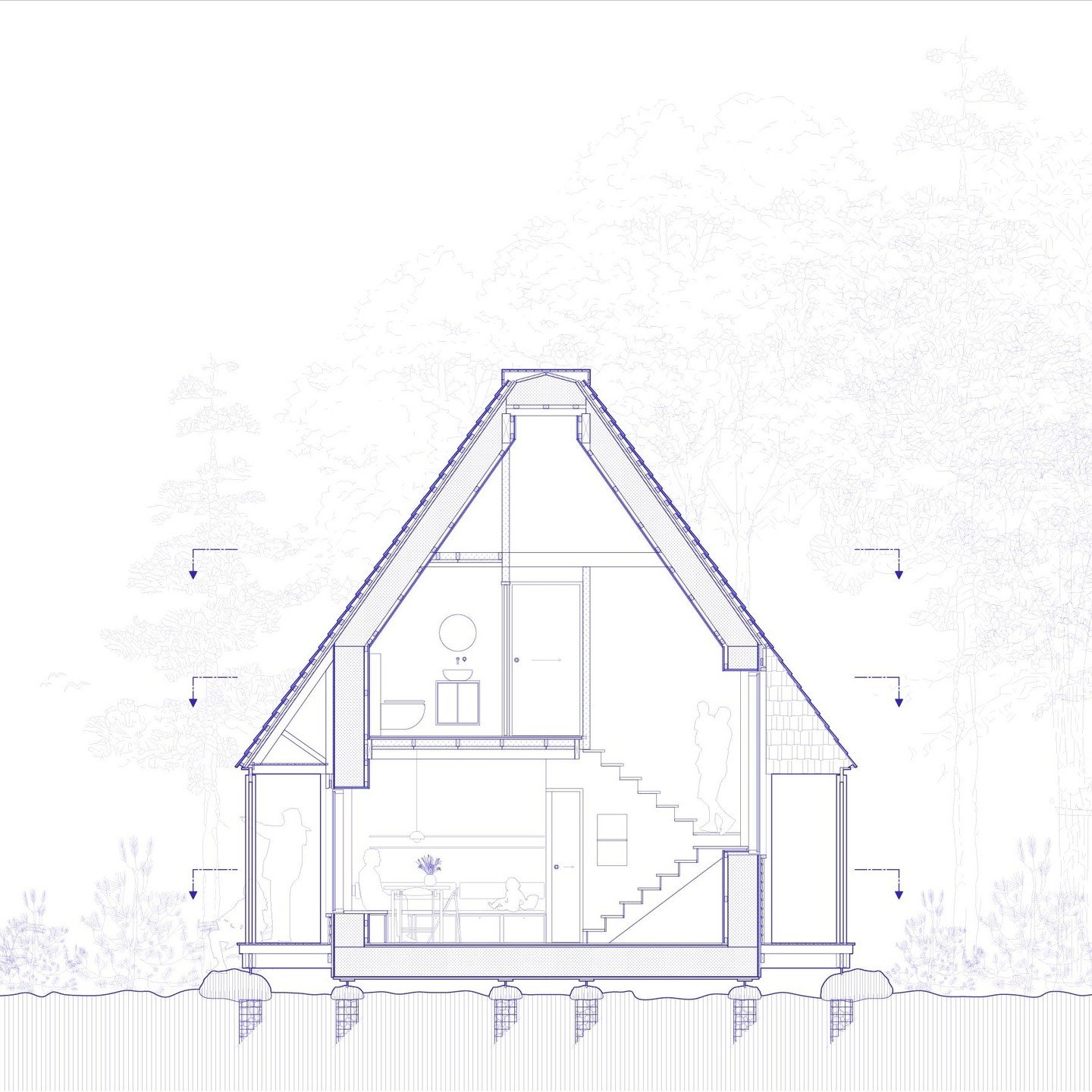 M&aring;let med eksempelbyggeriet er at skabe et enfamiliehus med et klimaaftryk p&aring; 2,5 kg CO2e/m2/&aring;r &ndash; og det er en lang proces! 

Vores dygtige arkitekt Simon arbejder, sammen med @transition og @walther_ing, h&aring;rdt p&aring; 