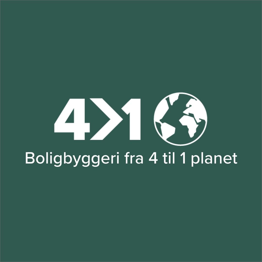 Hvad er 4 til 1 planet? 🌎

Form&aring;let med projektet &quot;Boligbyggeri fra 4 til 1 planet&quot; er at skabe boliger, der tager hensyn til de ressourcer, vi har til r&aring;dighed p&aring; vores planet. 

Initiativet er sat i v&aelig;rk af @reald