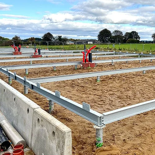 Skruer og træ i stedet for beton