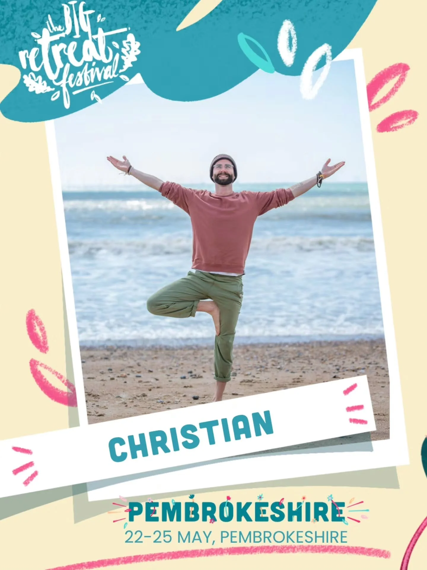 Very excited to share that I&rsquo;ll be teaching at @thebigretreatfestival in Pembrokeshire later this month (22-25 May) 🙌
⠀⠀⠀⠀⠀⠀⠀⠀⠀
There&rsquo;s something special about spaces where people come together not to perform or achieve &mdash; but simpl