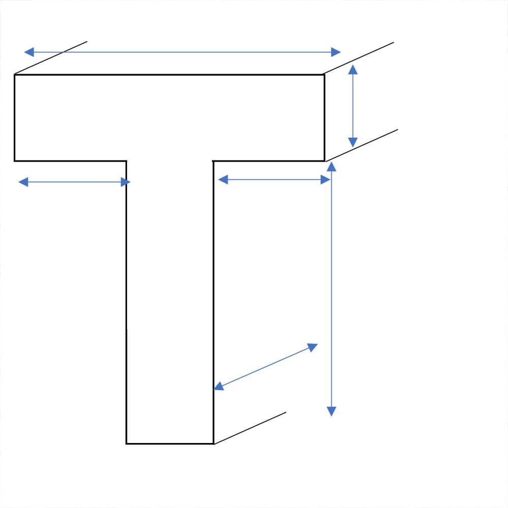 Concrete T-Beam Dimensions
