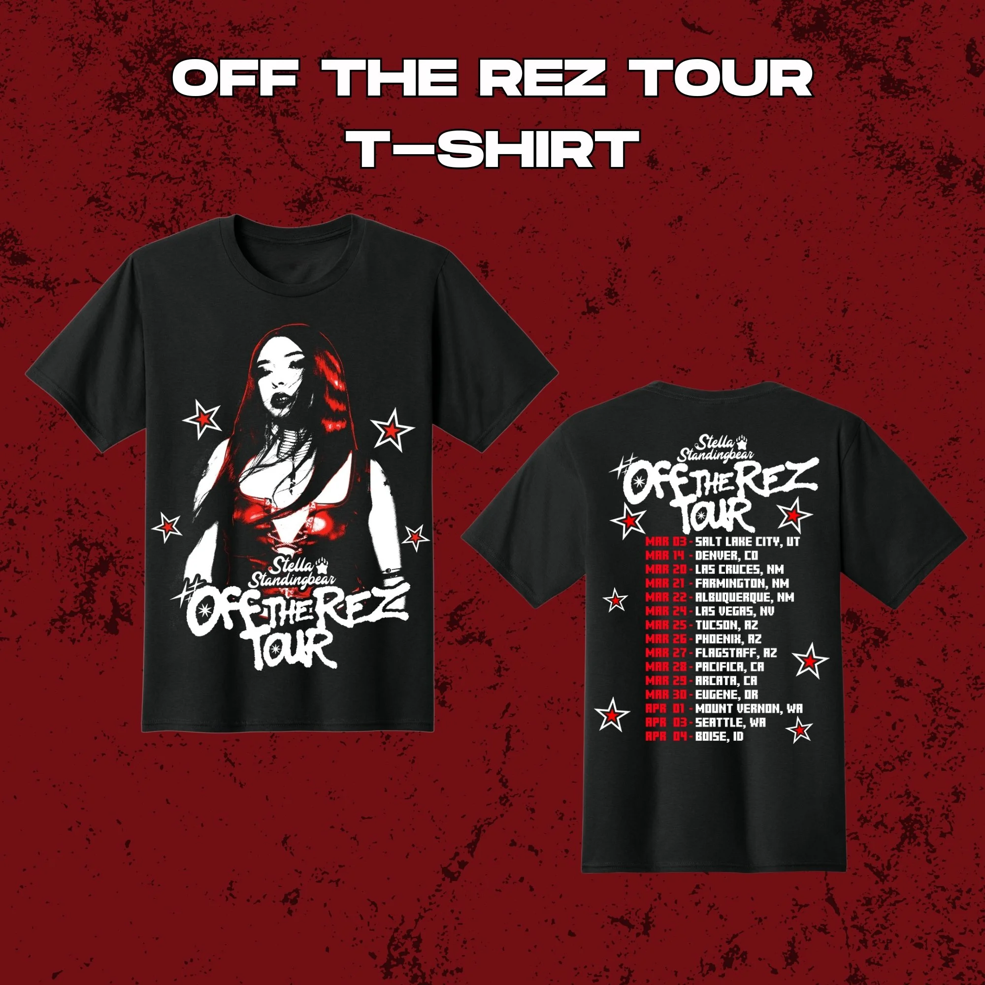 Off The Rez Tour T-Shirt (Limited Edition)