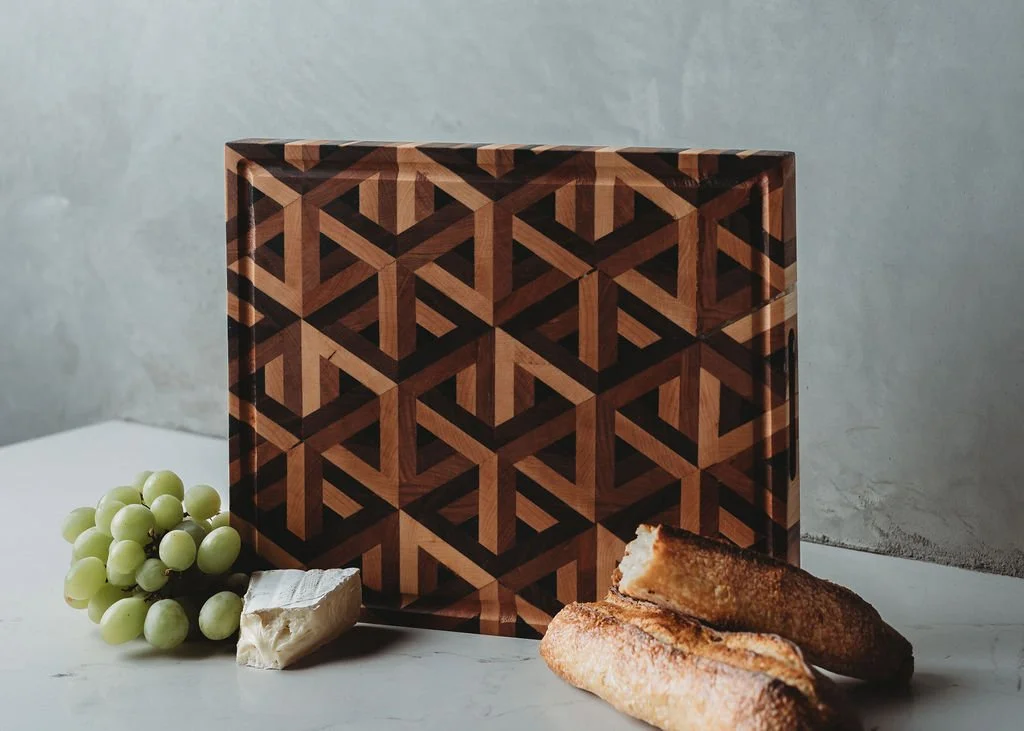 Tesseract Cutting Board
