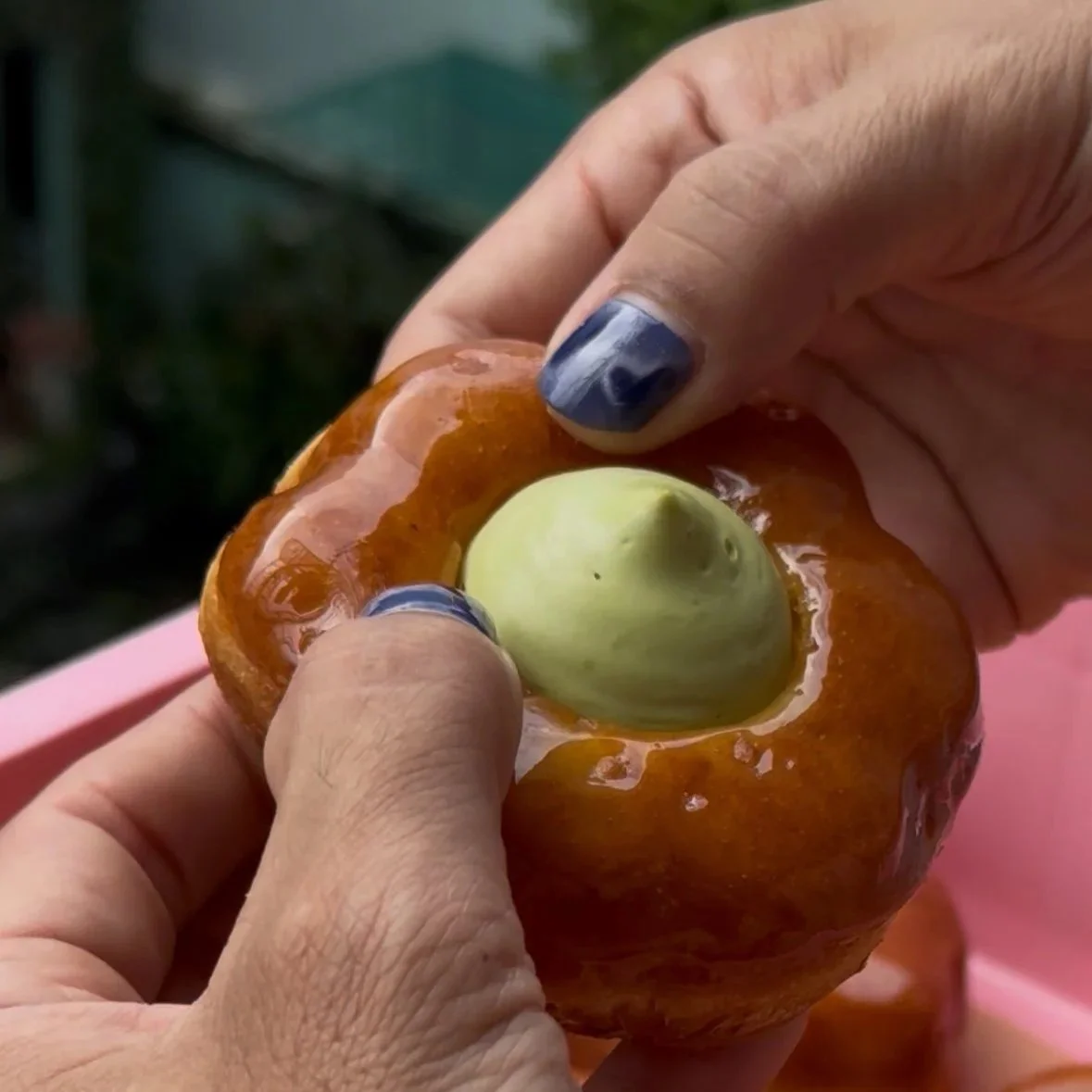 Donut Hoa Matcha (55,000)