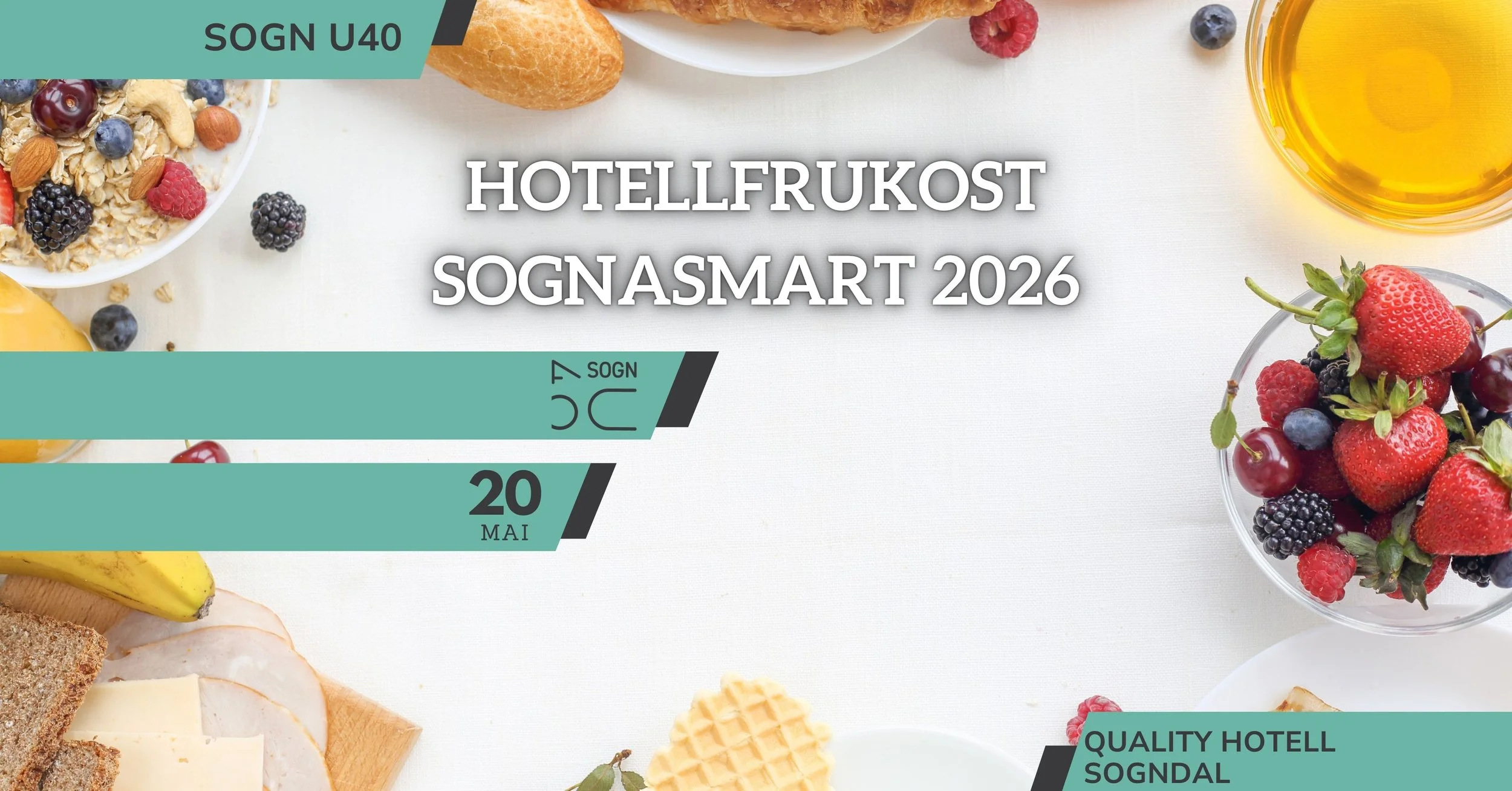 Hotelfrukost før Sognasmart 2026