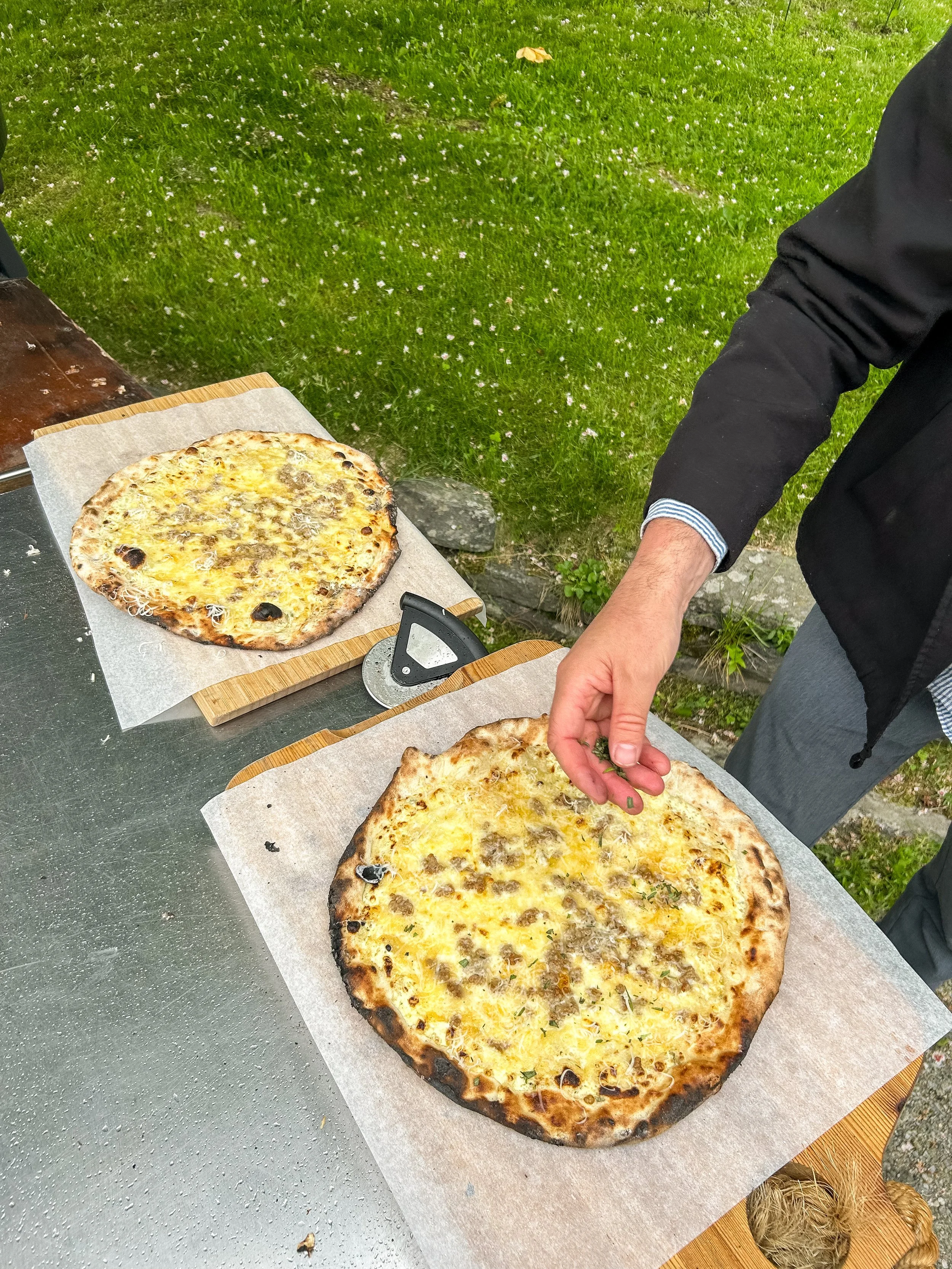 Steinovnspizza