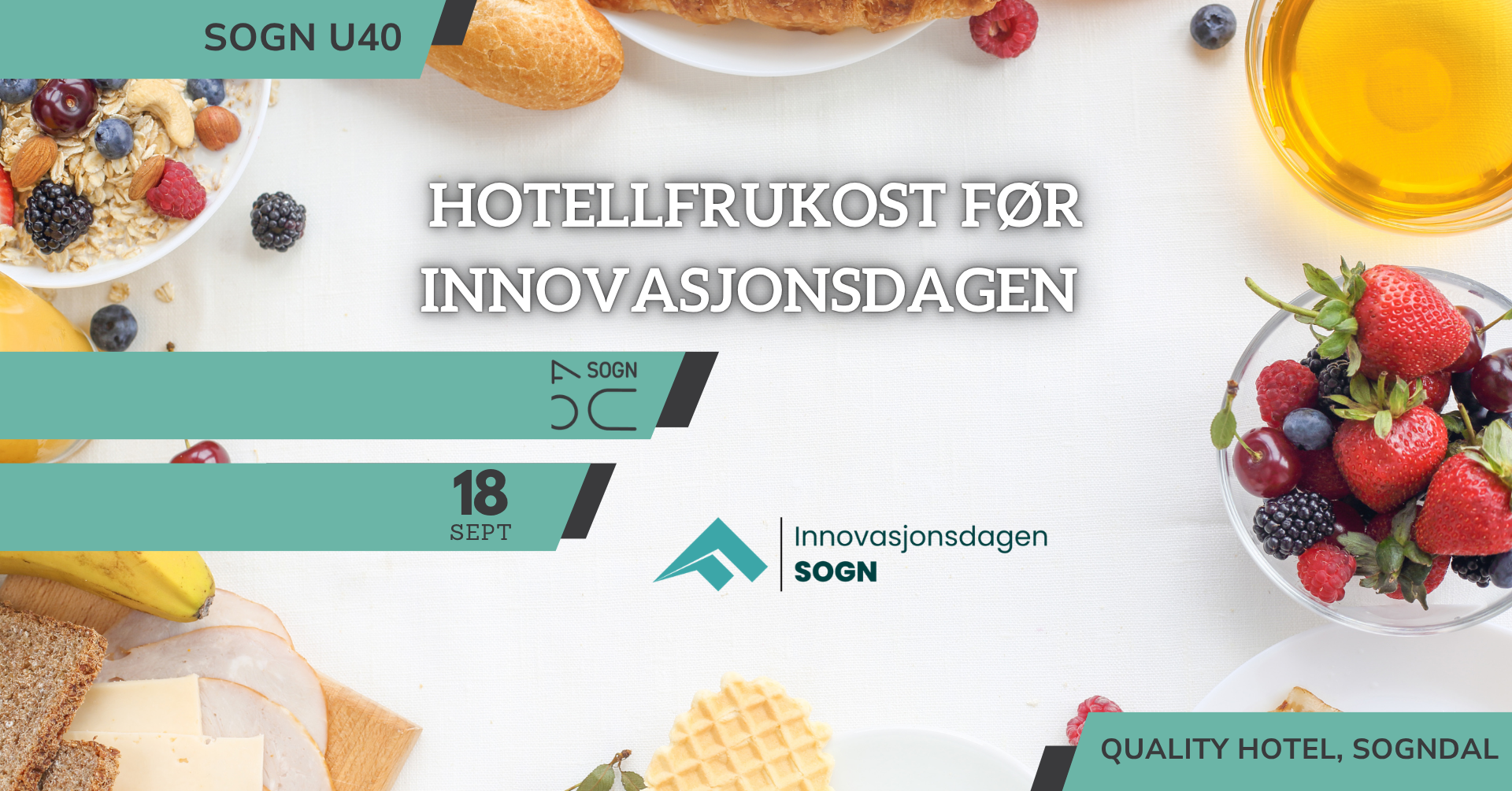 Hotellfrukost før Innovasjonsdagen Sogn