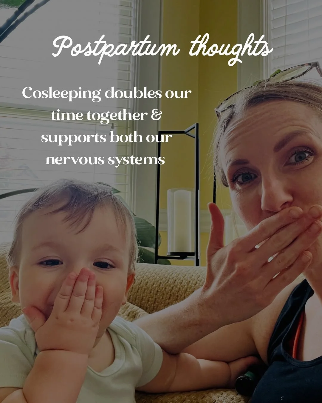 My poor baby is sick this weekend so I&rsquo;m sharing some of my biggest mom thoughts. What&rsquo;s yours?! 

I didn&rsquo;t know cosleeping was a thing until I was in labor but going to bed at 7pm is my favorite thing to do so it works for us. I&rs