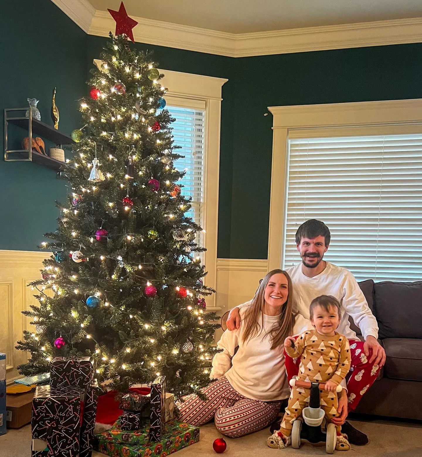 Santa has been good to us this year,
With our little blessing soon to appear. ✨

July 2026 our family grows to four. ❤️☺️