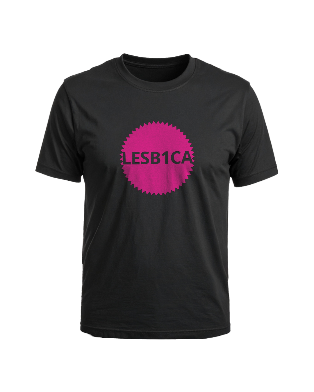 bludymari - "LESB1CA" - Black T-Shirt