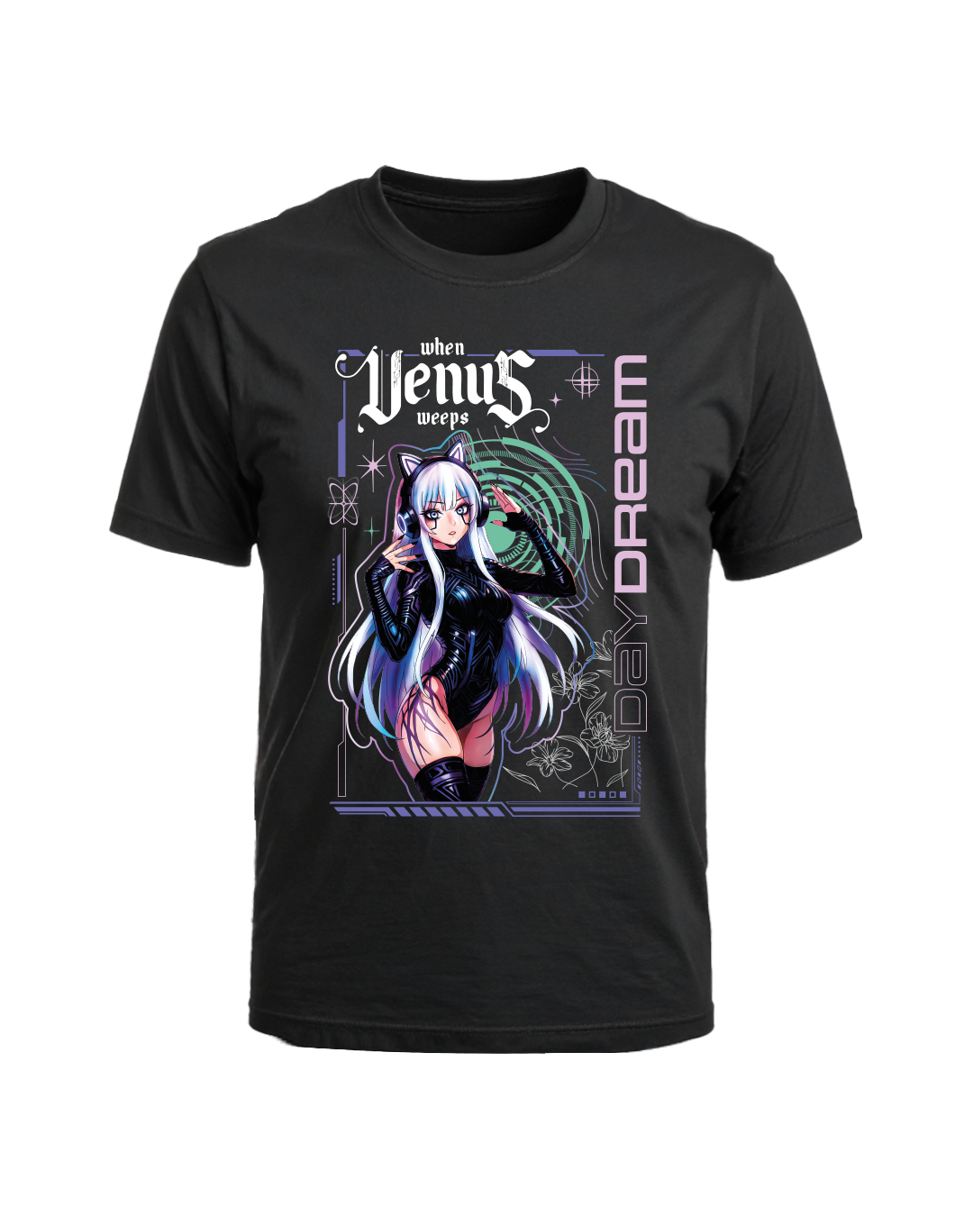 When Venus Weeps - "DAYDREAM"  Front Artwork - T-Shirt LIMITED EDITION